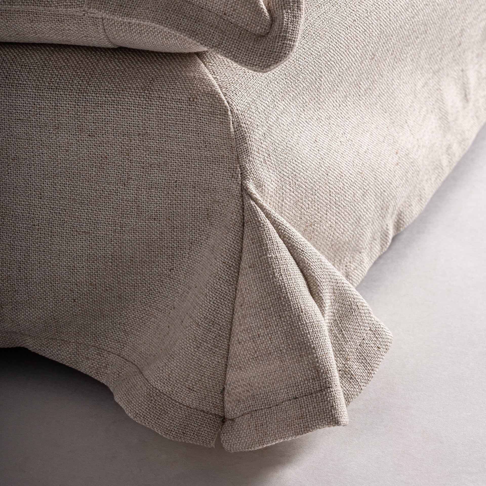 Ospizio Contemporary Armchair - Black Pine & Off-White Polyester