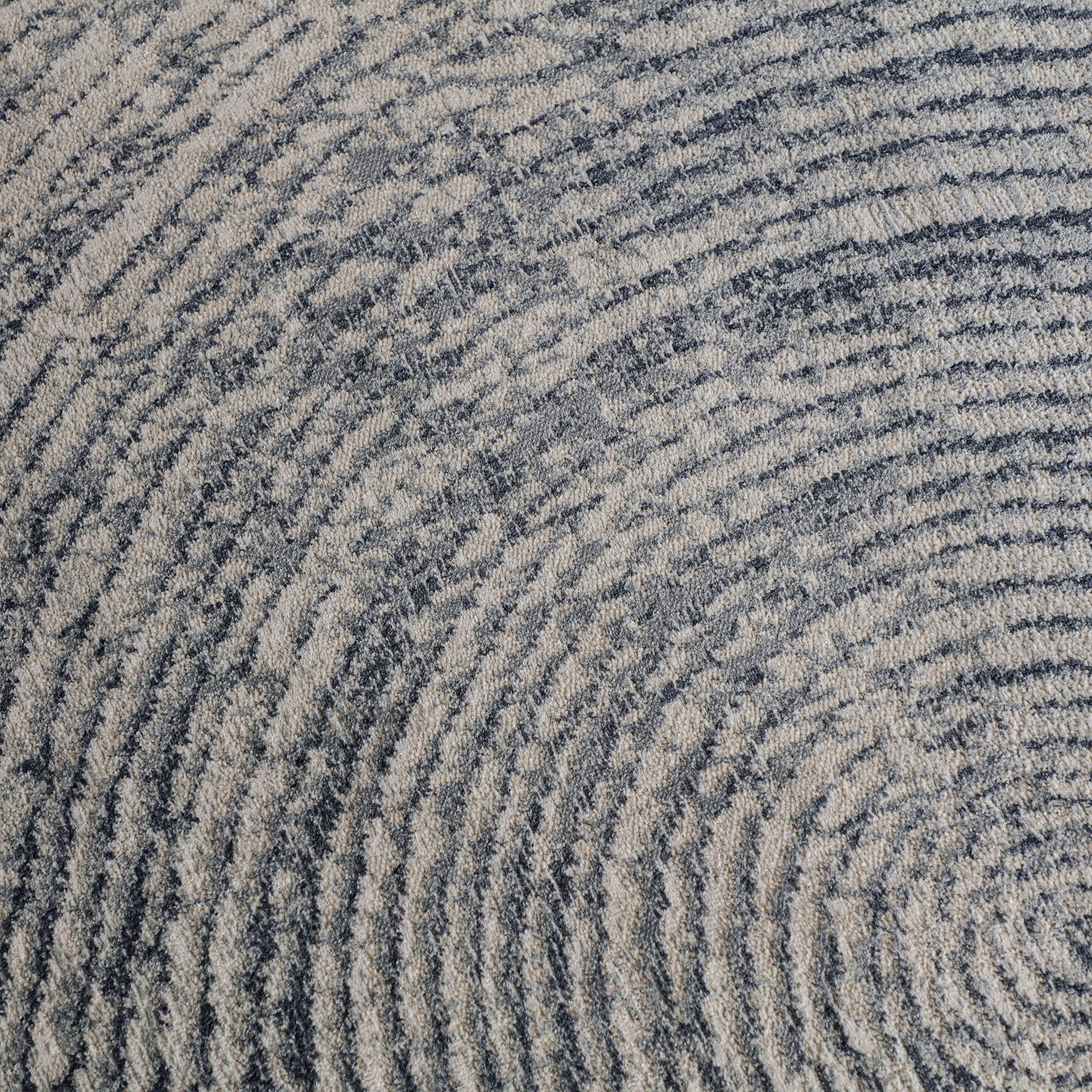 Havskust Colonial Viscose Carpet - Blue Tones Handcrafted Rug