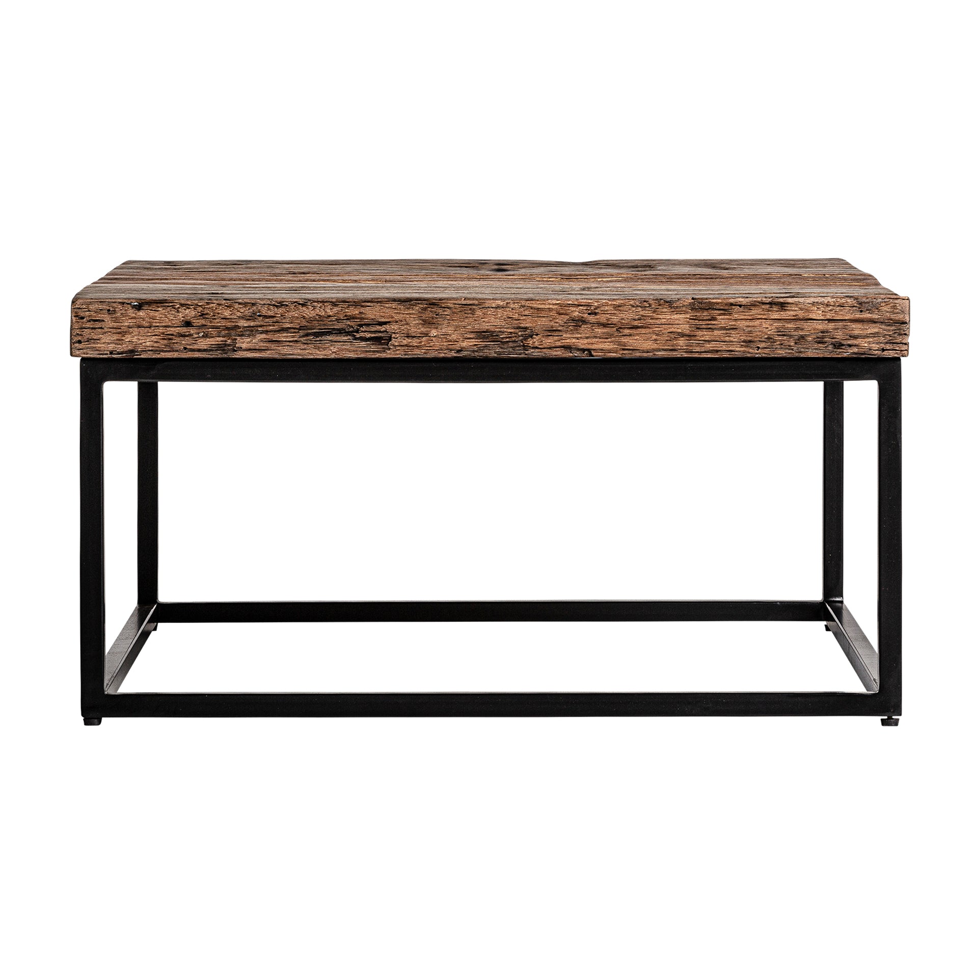 Walding Industrial Coffee Table - Reclaimed Wood & Iron