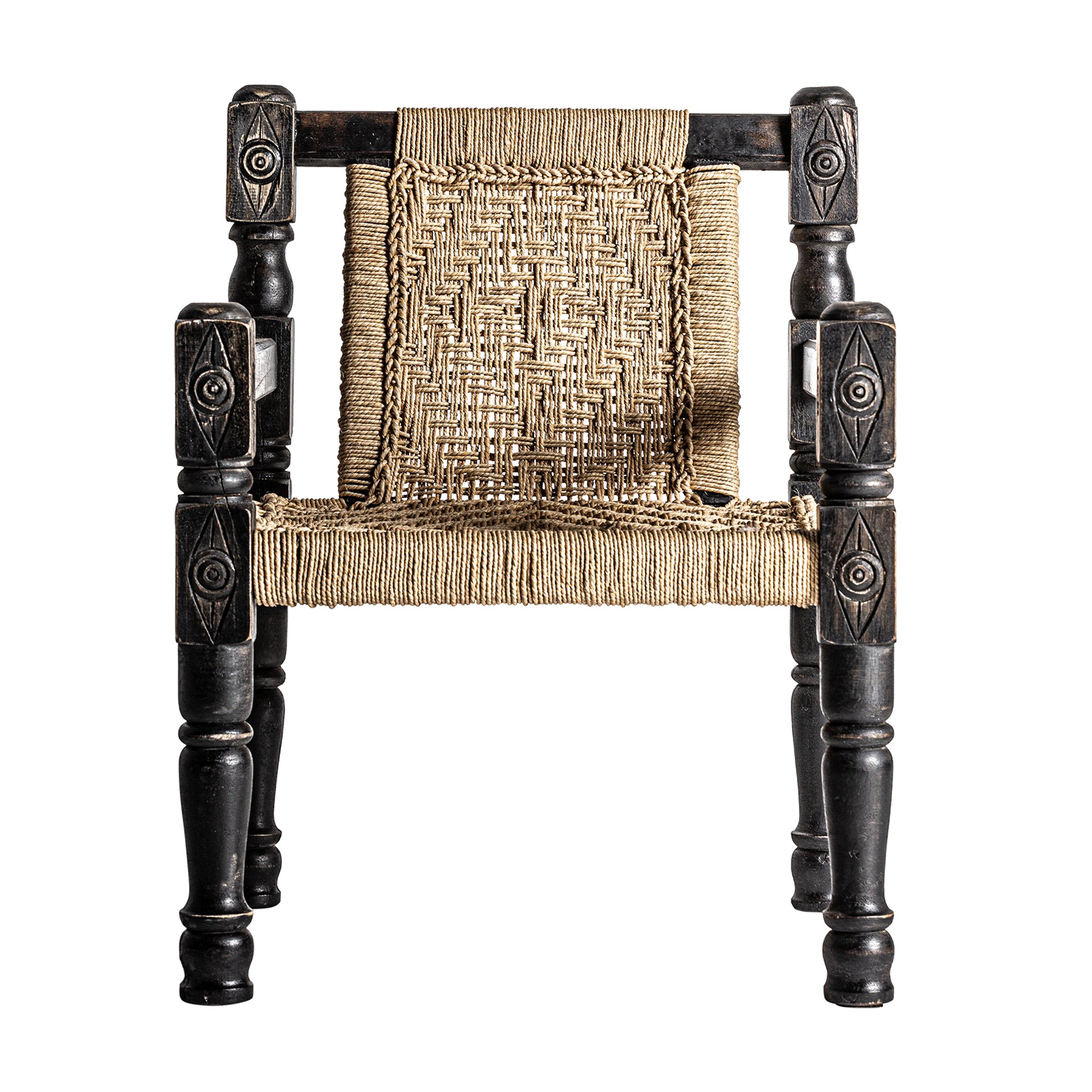 Backlyn Reclaimed Wood & Rope Armchair