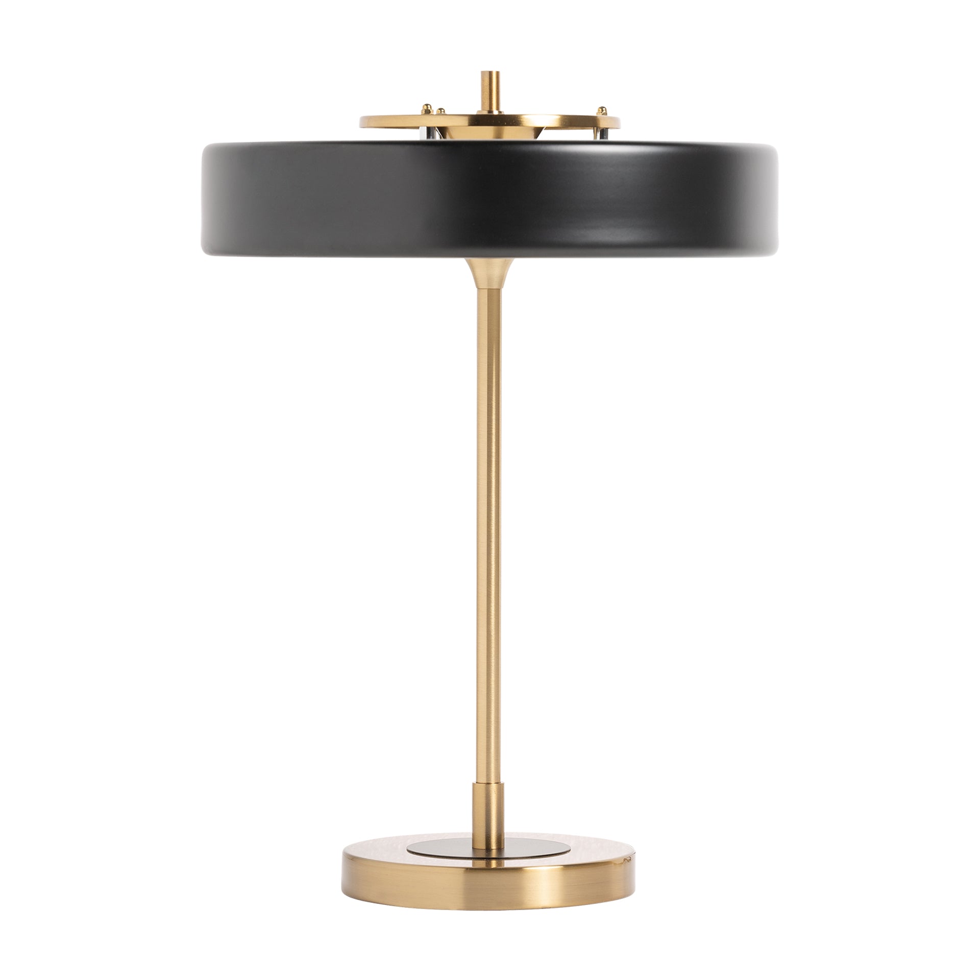 Guldskimmer Art Deco Table Lamp - Gold Iron & Black Acrylic