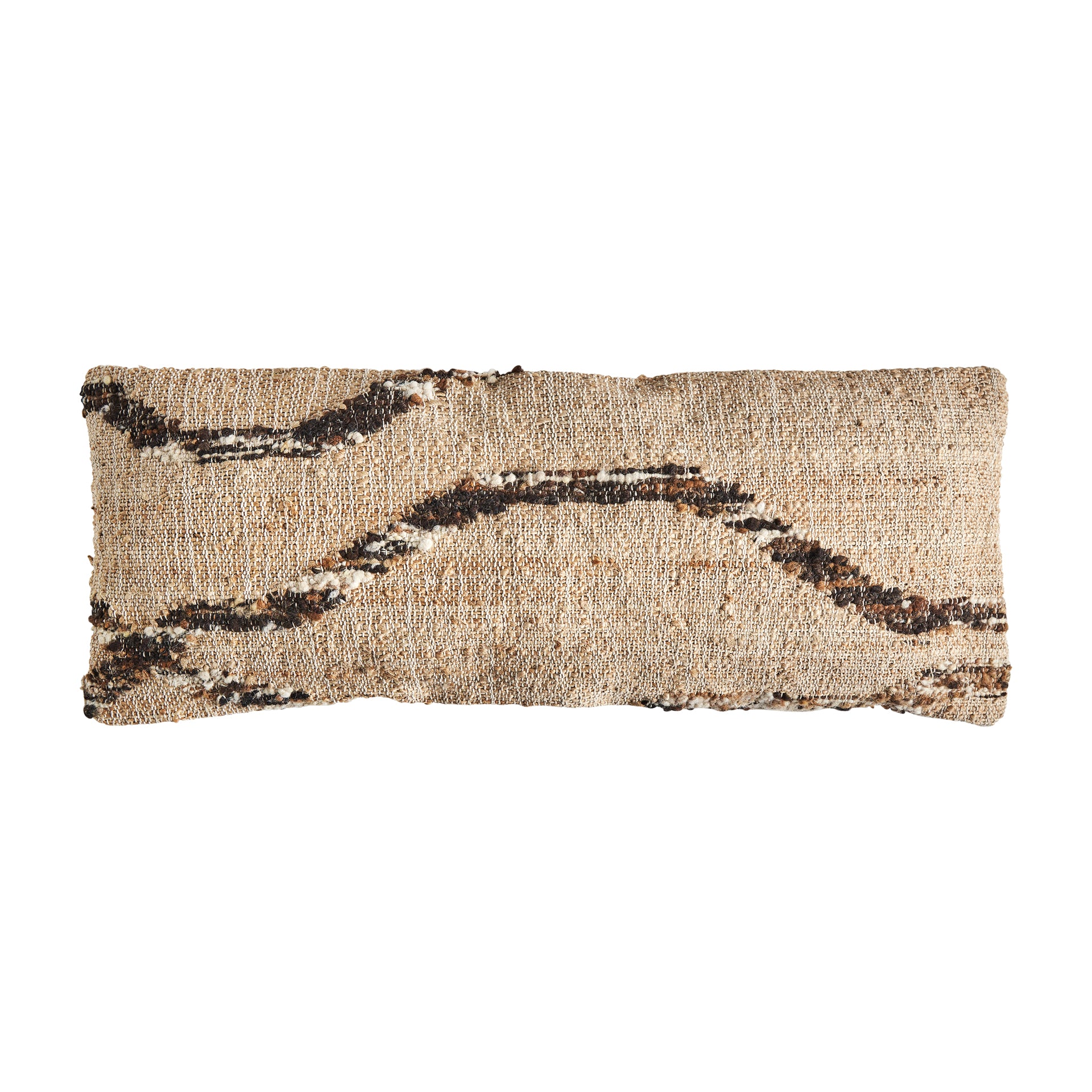 Mittet Jute Cushion – Boho Brown Tones