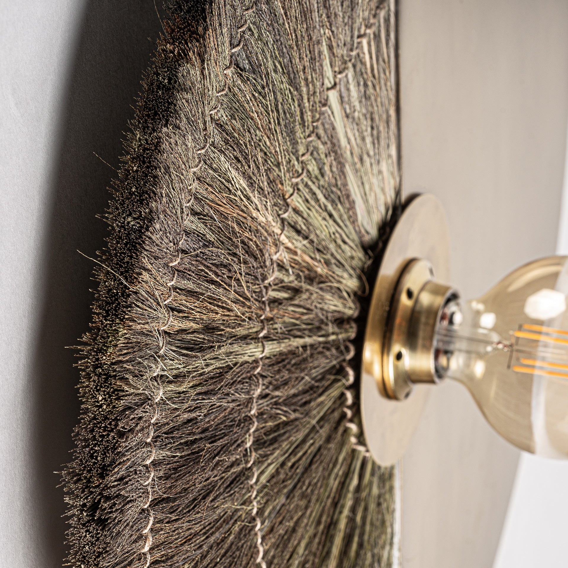 Helkie Art Deco Wall Lamp — Brass Gold & Iron