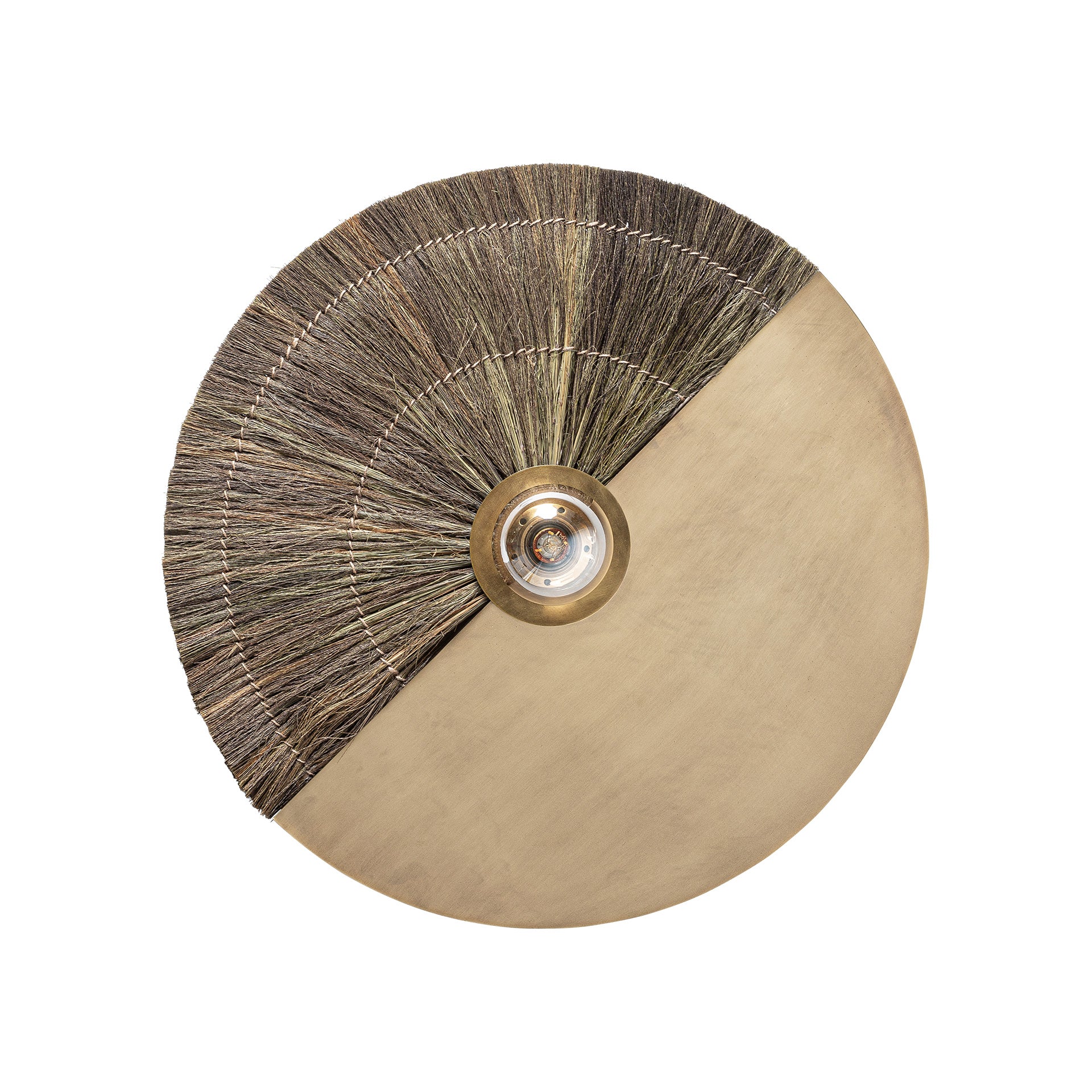 Helkie Art Deco Wall Lamp — Brass Gold & Iron