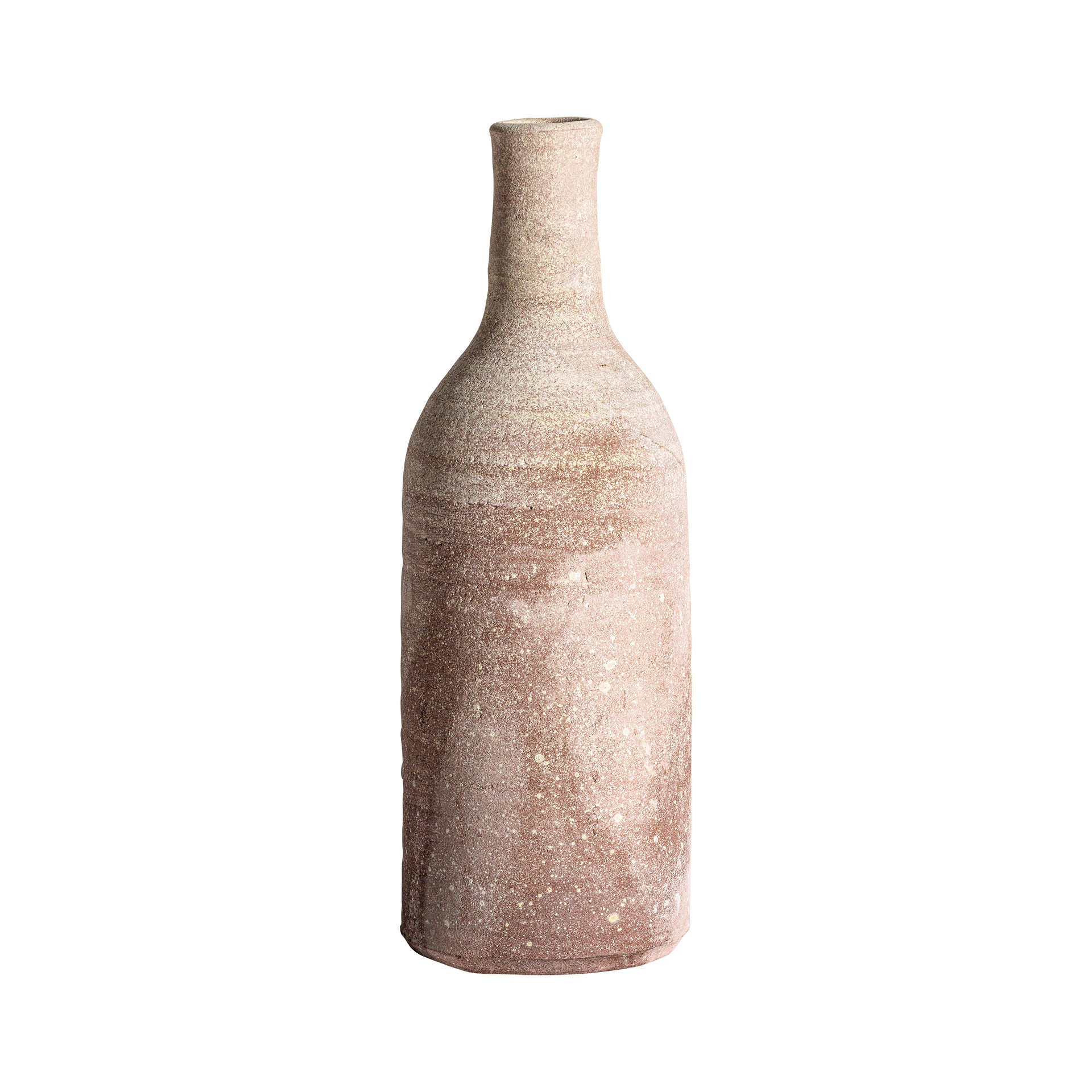 Kansara Clay Vase - Classic Cream Ceramic Centerpiece