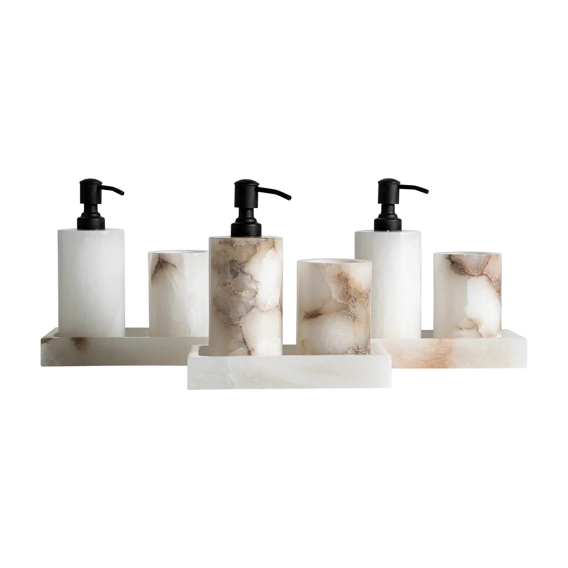 Badrumsset Gyal Marble Set of 3