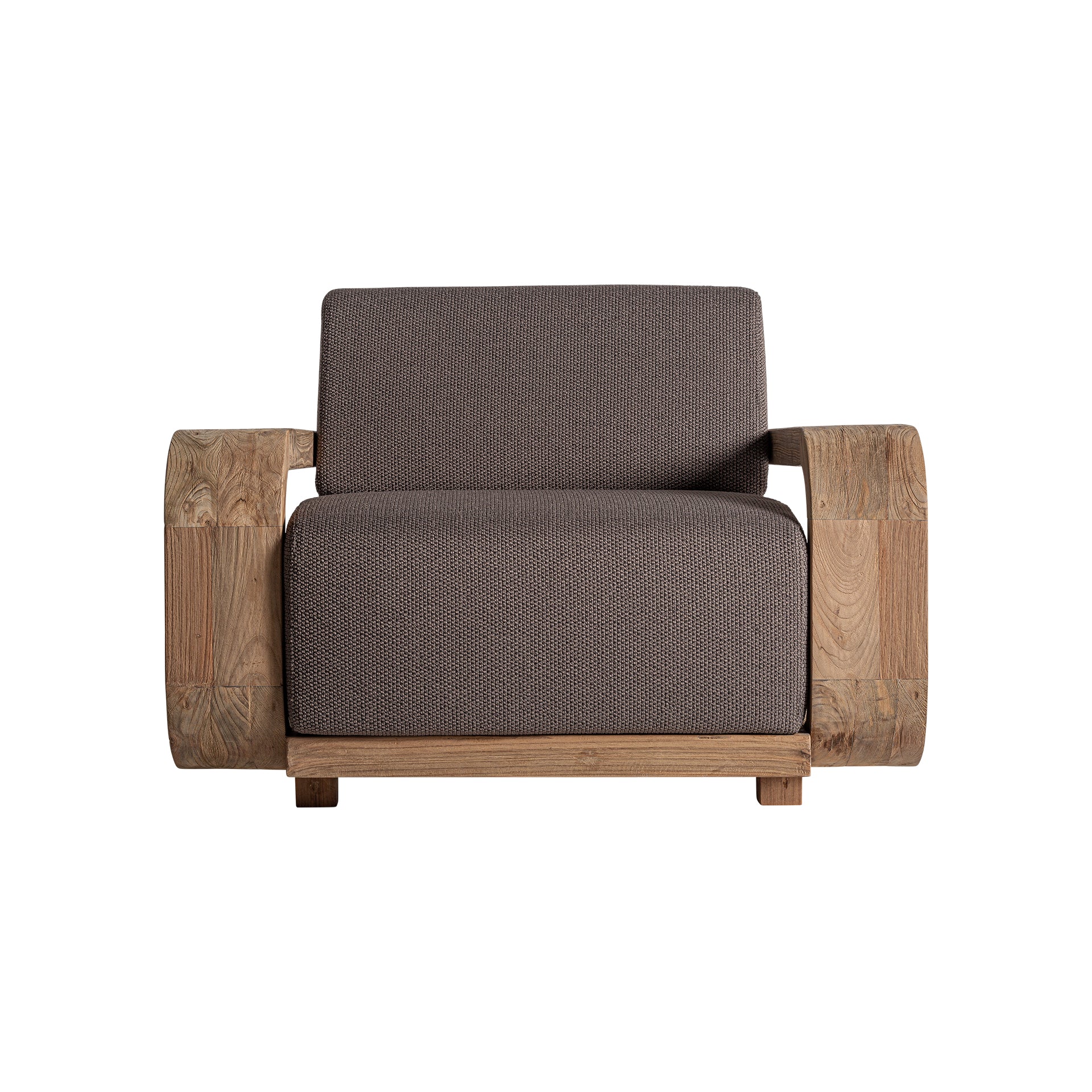 Corba Armchair – Colonial Railway Wood & Recycled Polypropylene