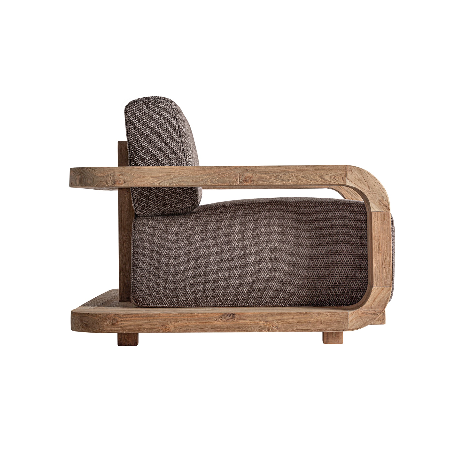 Corba Armchair – Colonial Railway Wood & Recycled Polypropylene