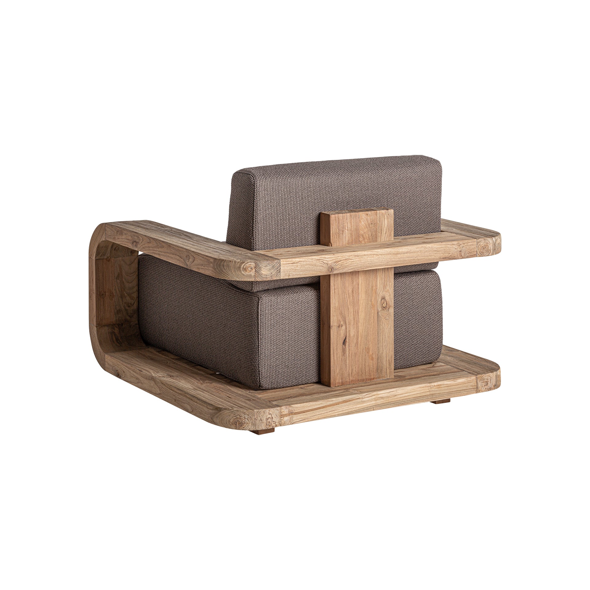 Corba Armchair – Colonial Railway Wood & Recycled Polypropylene