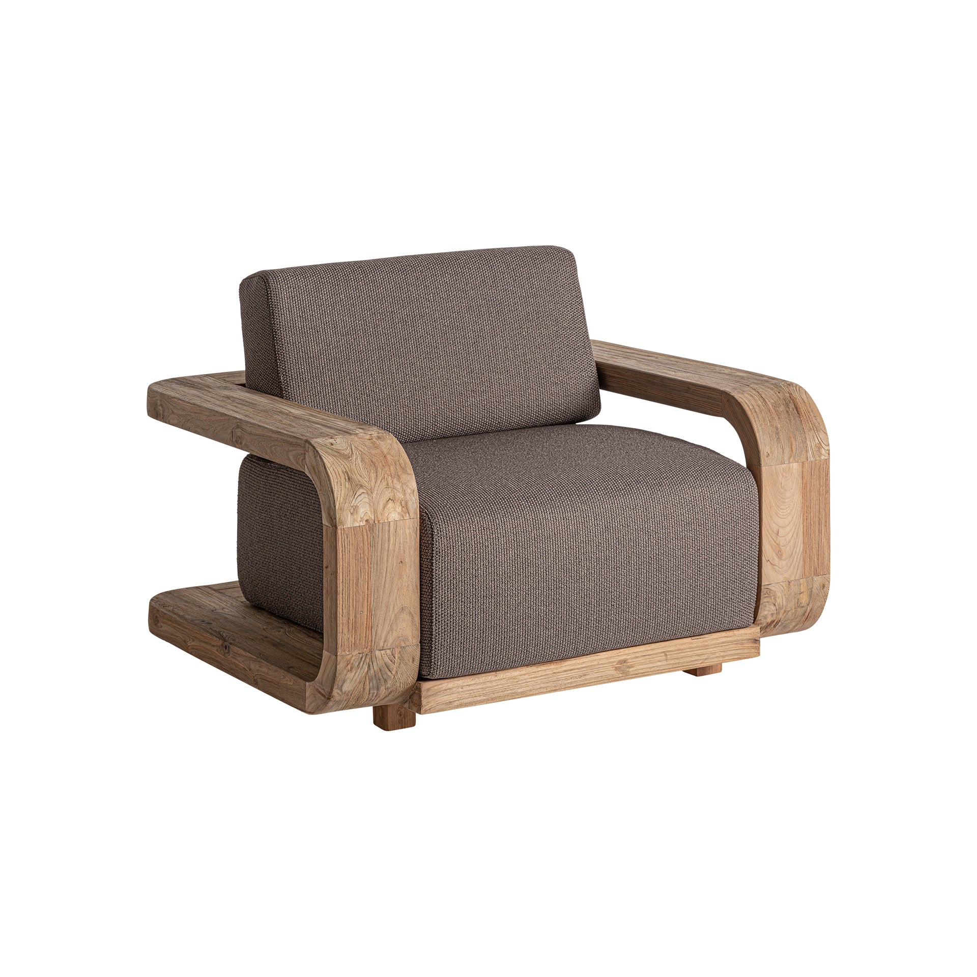 Corba Armchair – Colonial Railway Wood & Recycled Polypropylene