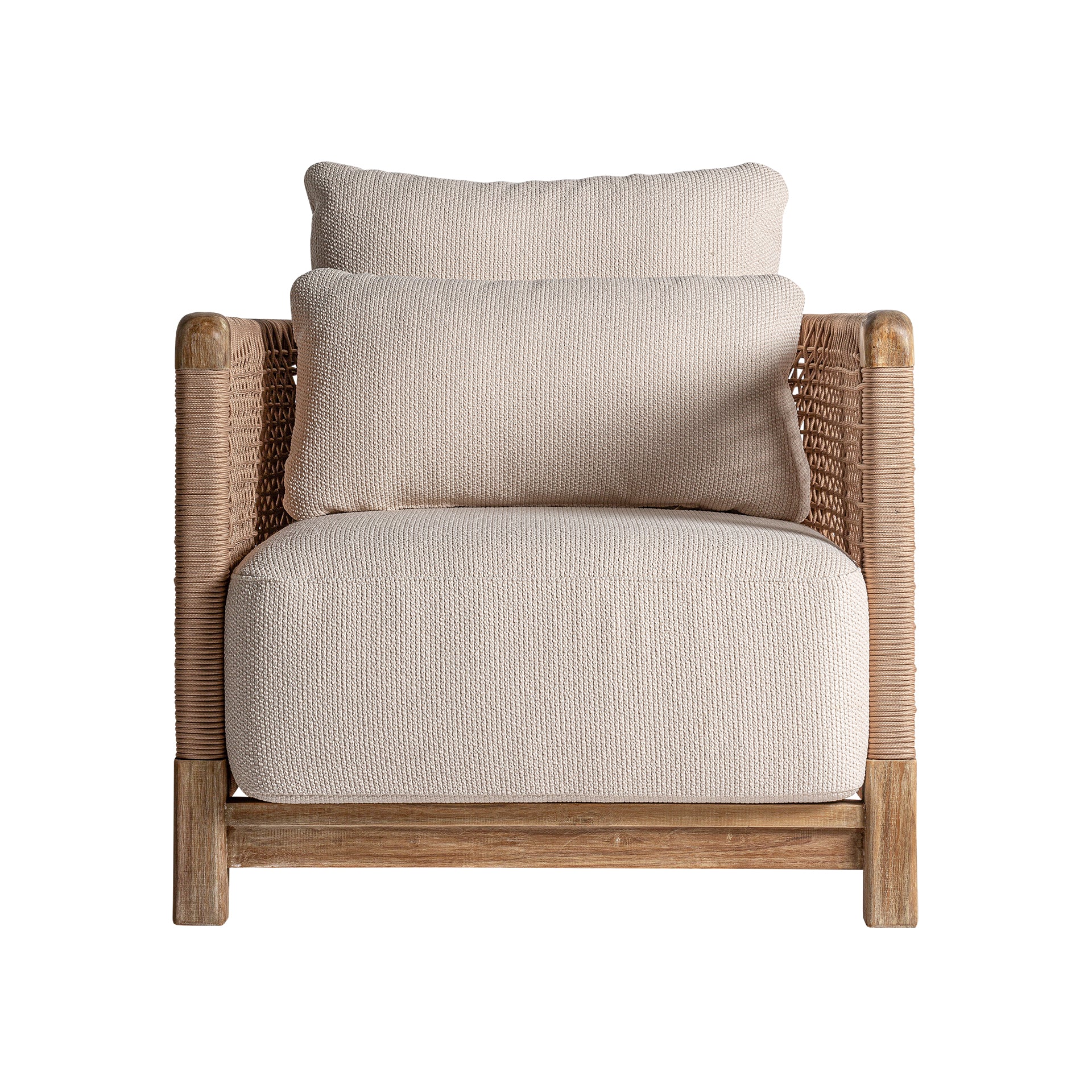 Boho Armchair – Railway Wood & Recycled Polypropylene