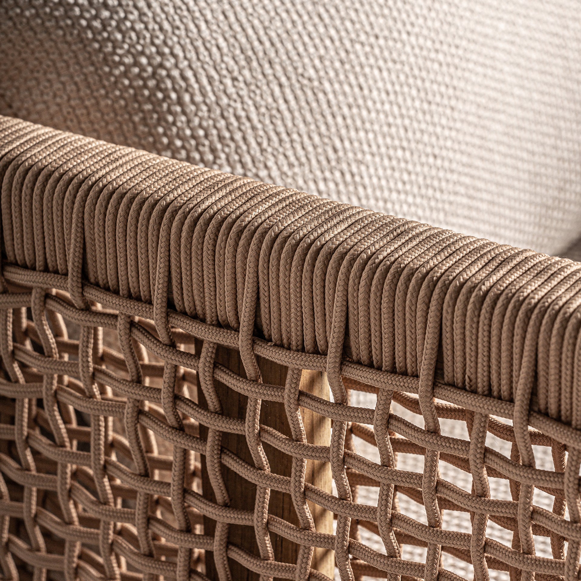 Boho Armchair – Railway Wood & Recycled Polypropylene