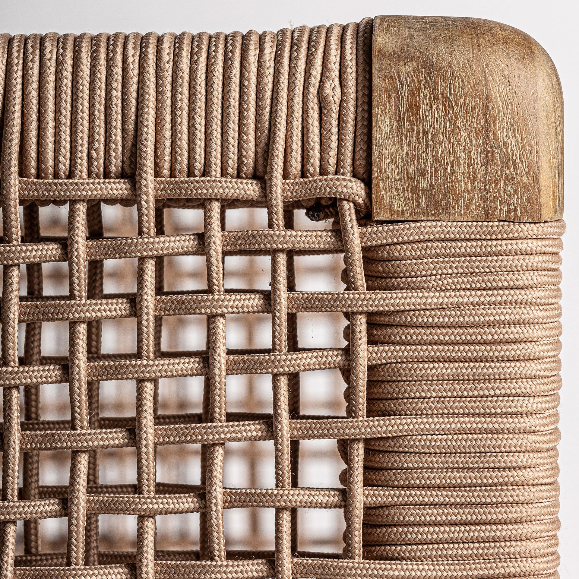 Boho Armchair – Railway Wood & Recycled Polypropylene