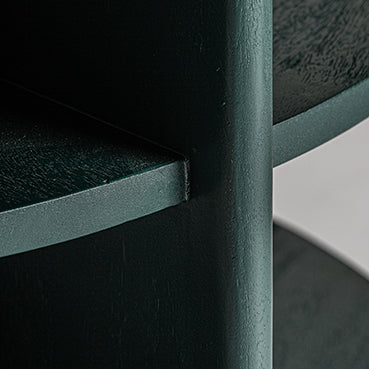 Nara Contemporary Side Table - Mango Wood Green