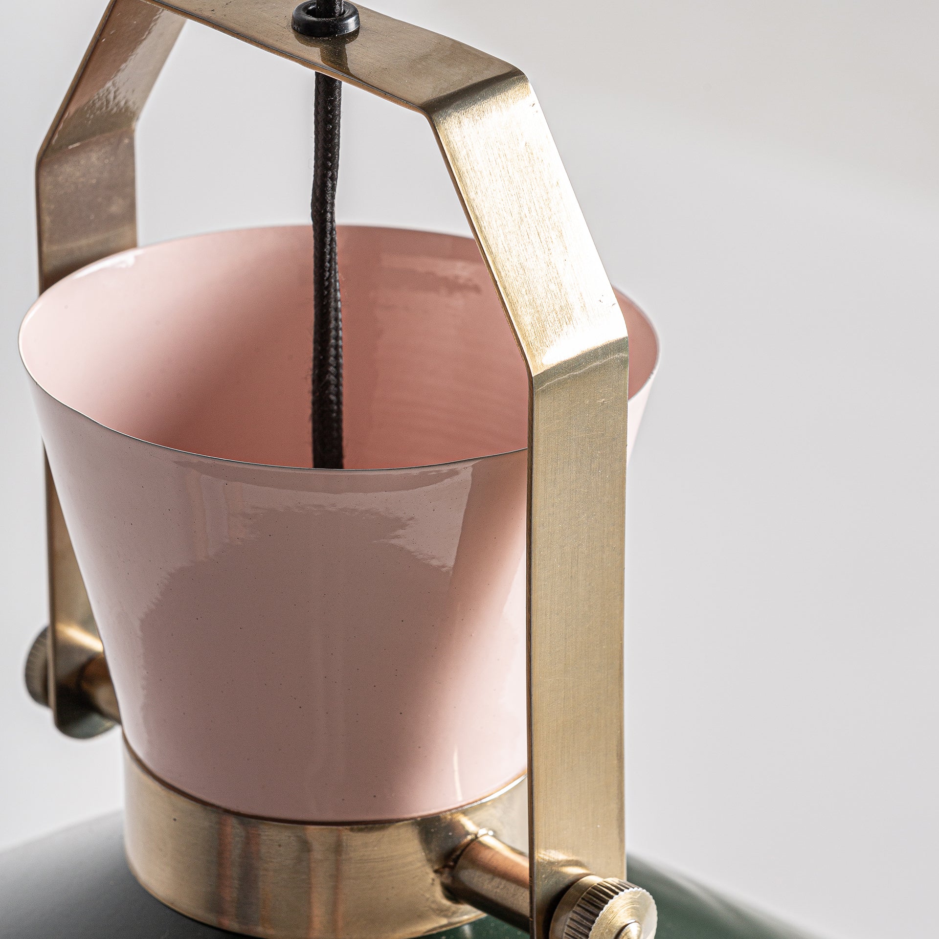 Iron & Brass Ceiling Lamp - Nordic Industrial Design