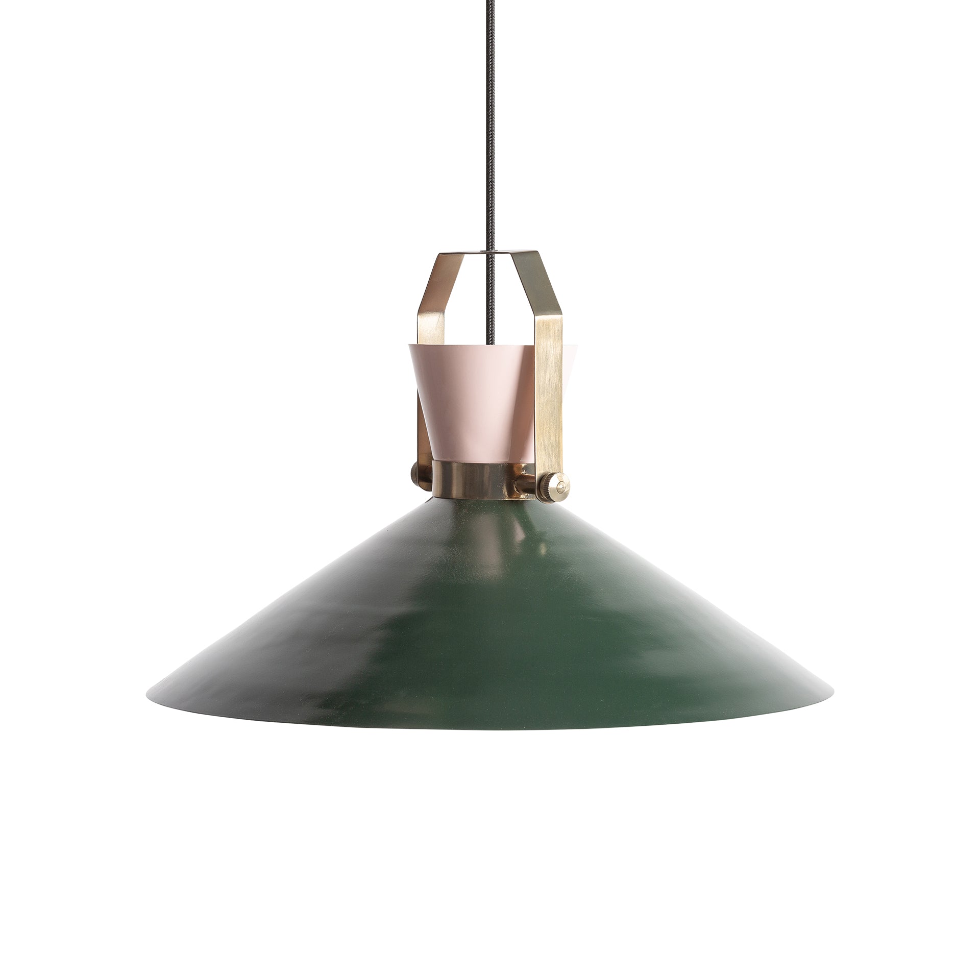 Iron & Brass Ceiling Lamp - Nordic Industrial Design