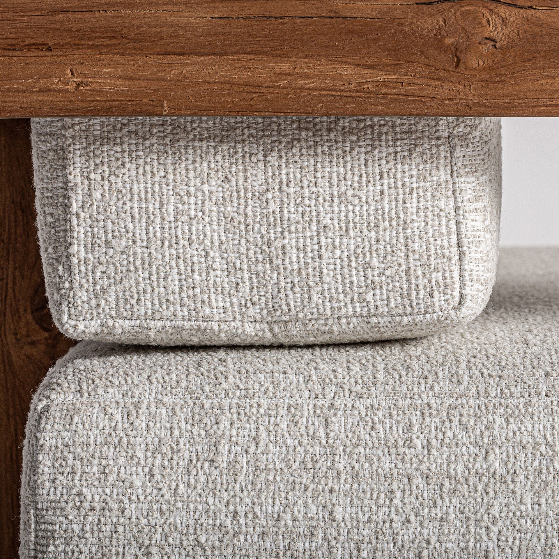 Testa Colonial Sofa - Railway Wood & Recycled Polypropylene Brown