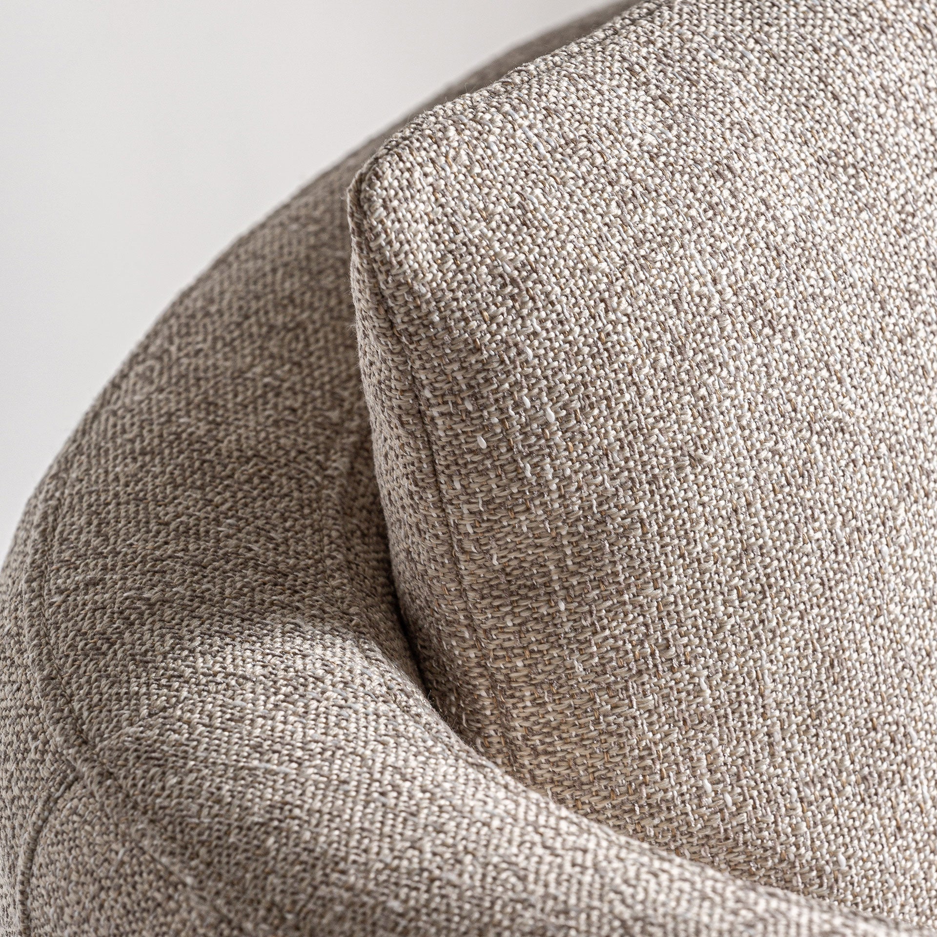 Halblech Art Deco Armchair - Ash Wood Beige & Polyester Removable