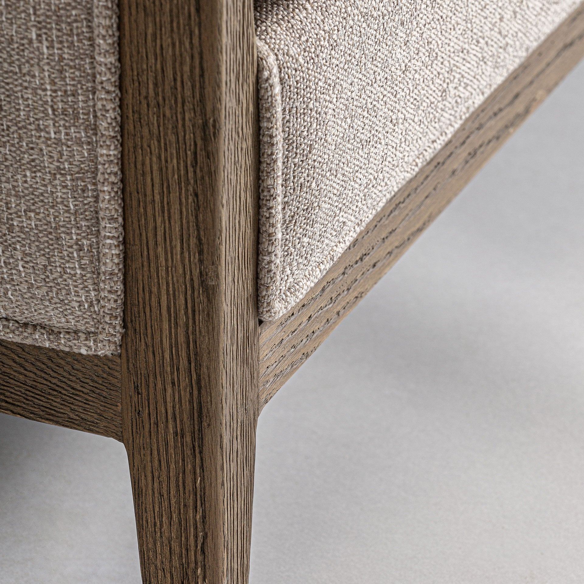 SILZ Colonial Ash Wood Sofa - Beige