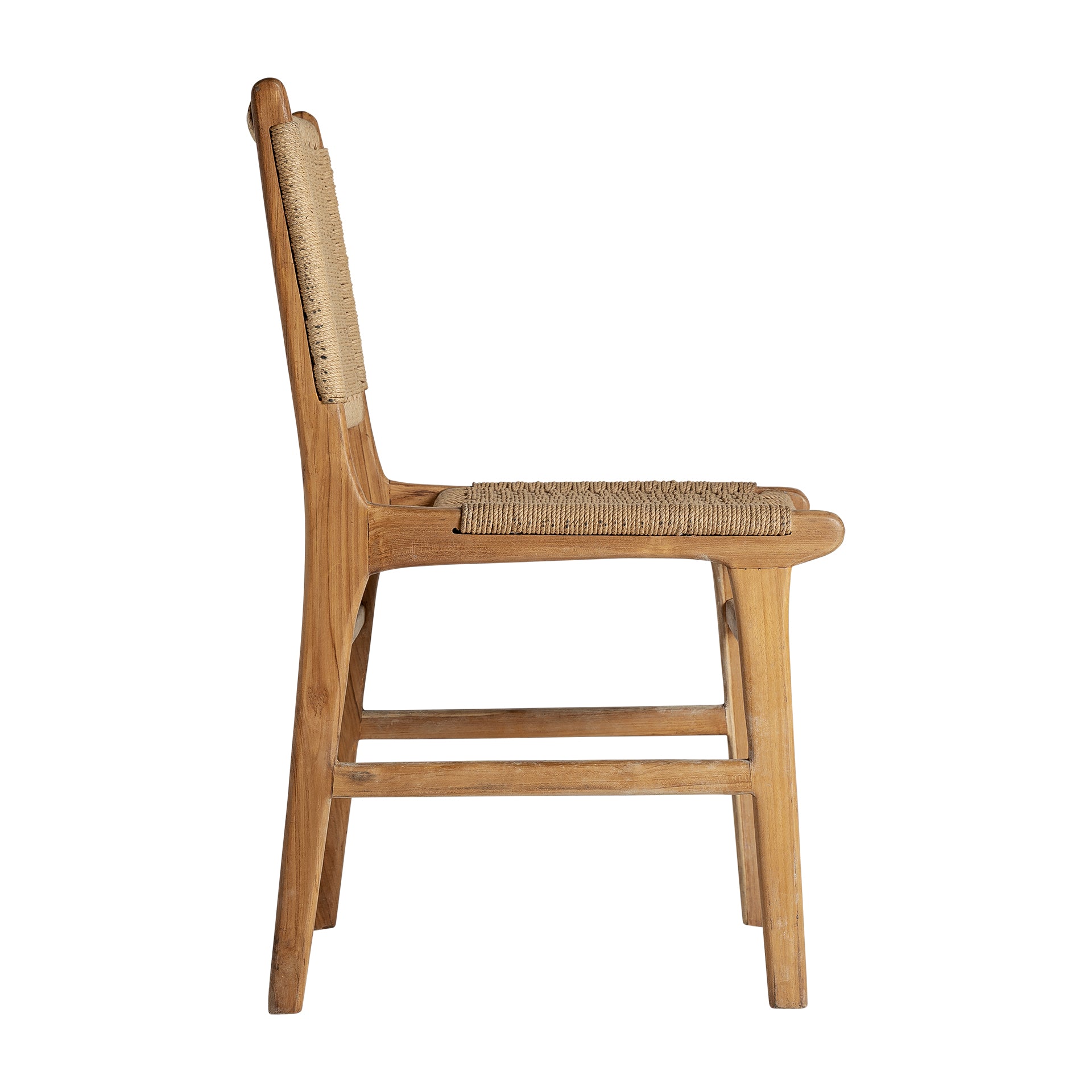 VADUZ Colonial Teak Chair - Natural Fiber Seat