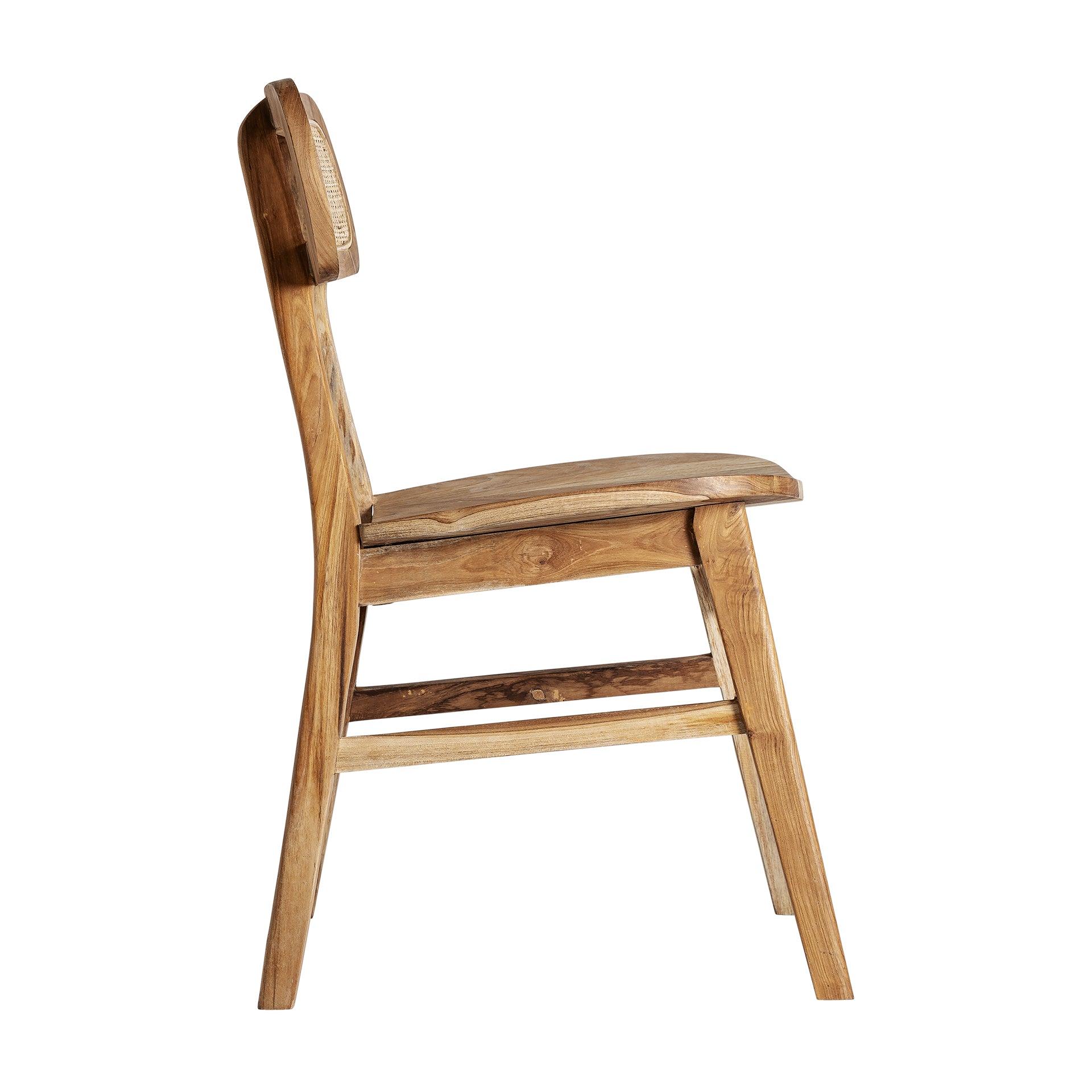 Bludenz Colonial Teak & Rattan Chair