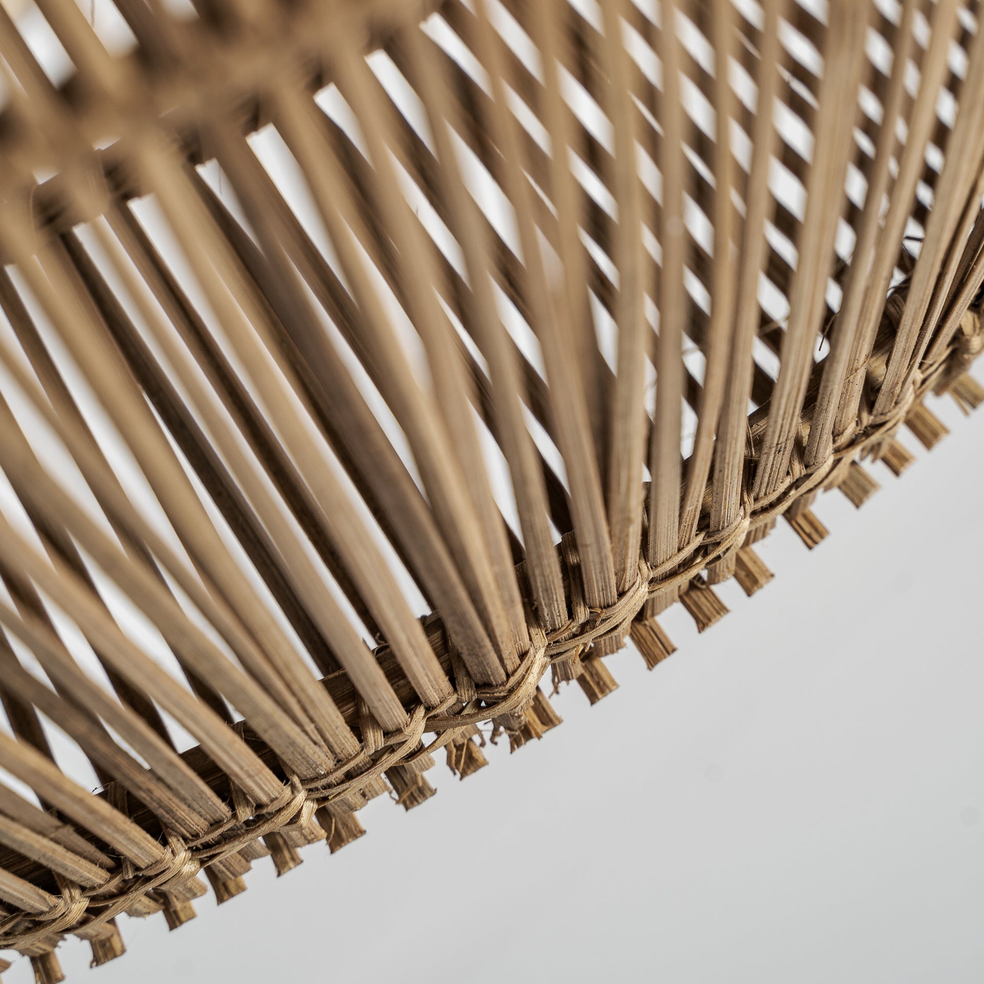 KOBA Bamboo Ceiling Lamp - Boho Light Brown Pendant