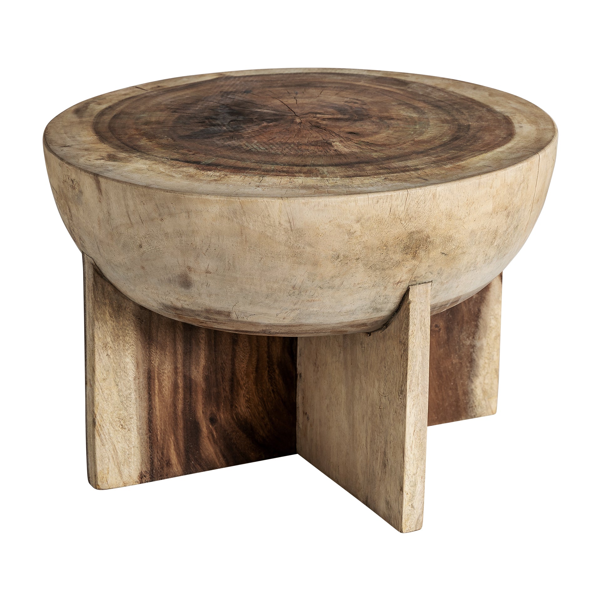 Doucen Coffee Table – Solid Suar Wood, Natural Ethnic Finish