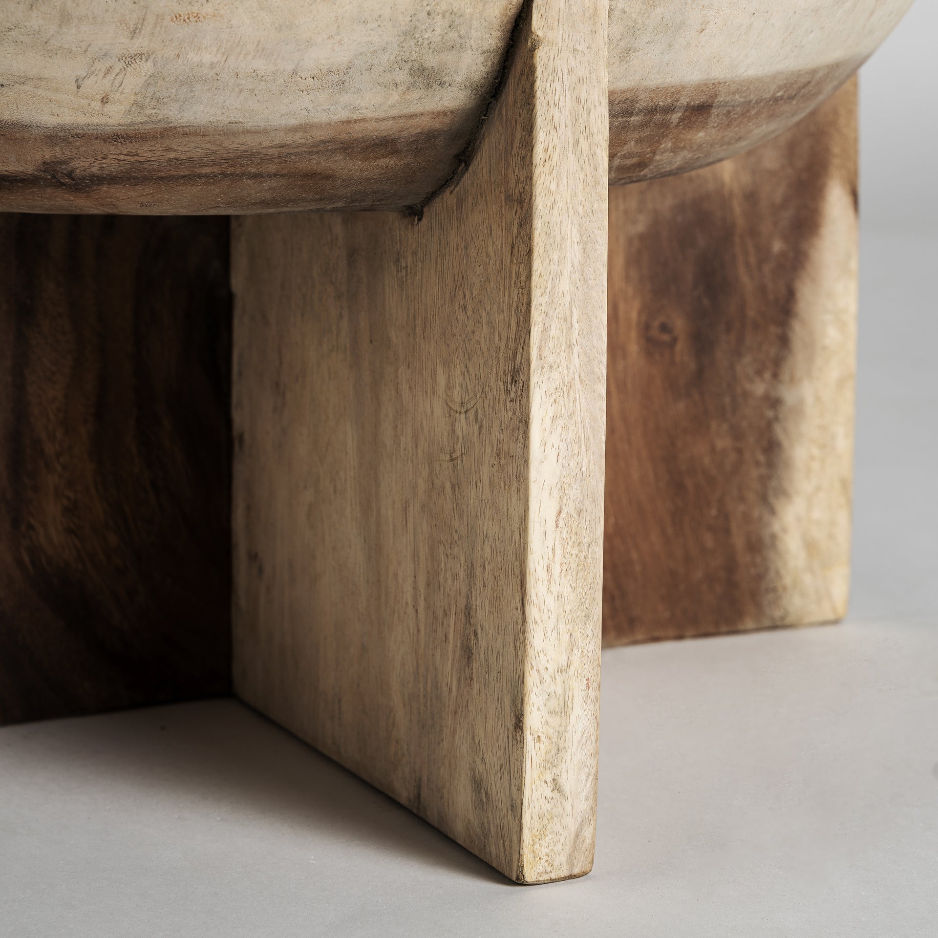 Doucen Coffee Table – Solid Suar Wood, Natural Ethnic Finish