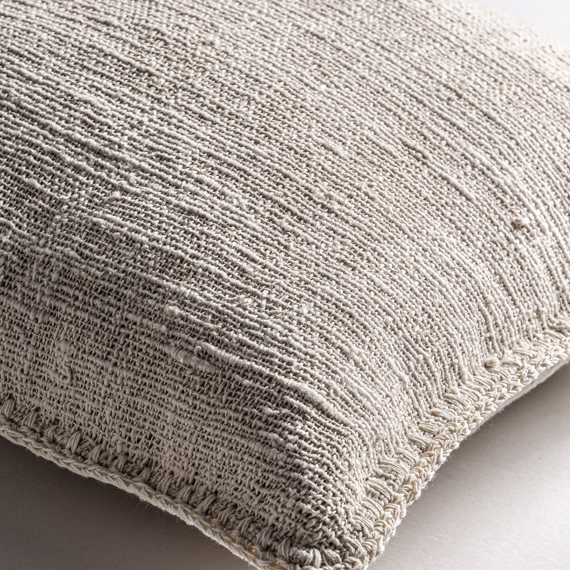 Clancy Provenzal Cotton Cushion - Off White