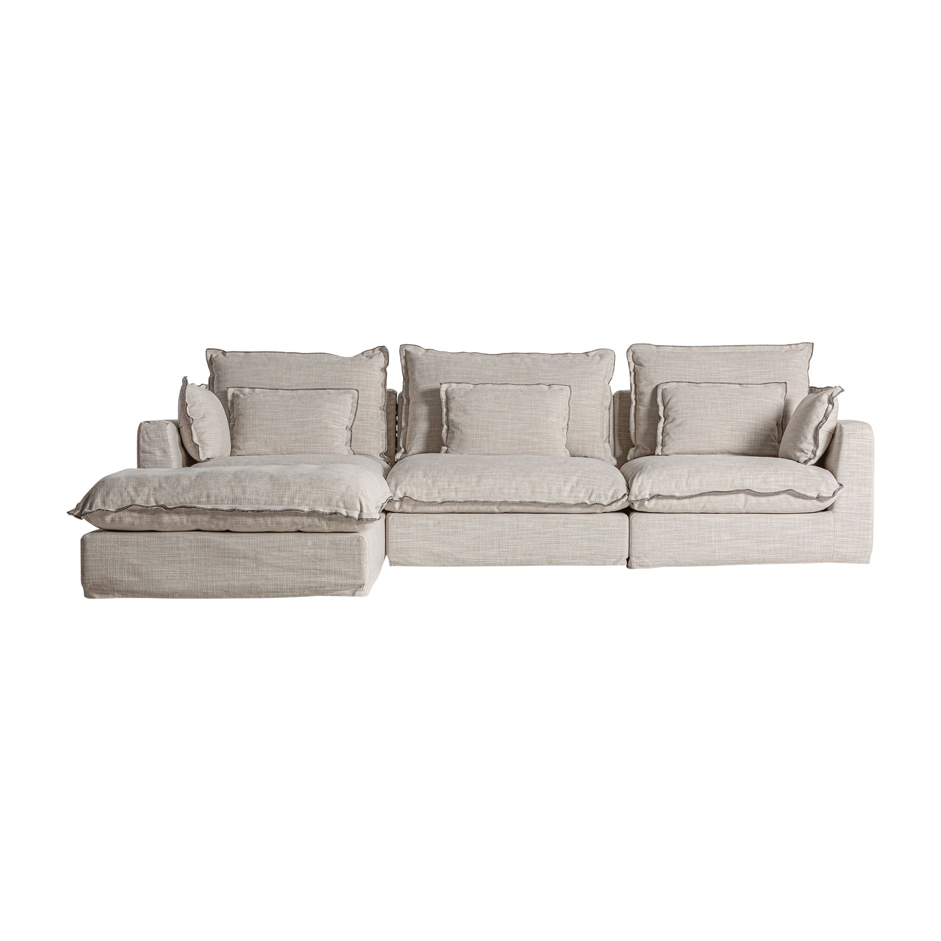BIEF Corner Sofa Module - Off White Modular Sectional