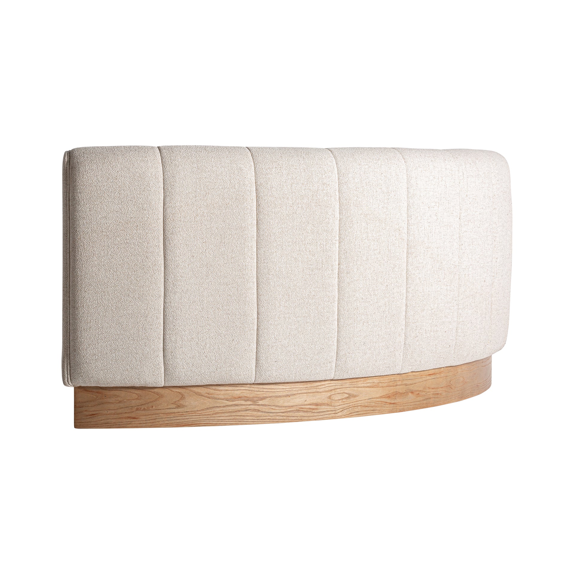 LURCY Central Sofa Module - Colonial Style Beige Polyester & Pine
