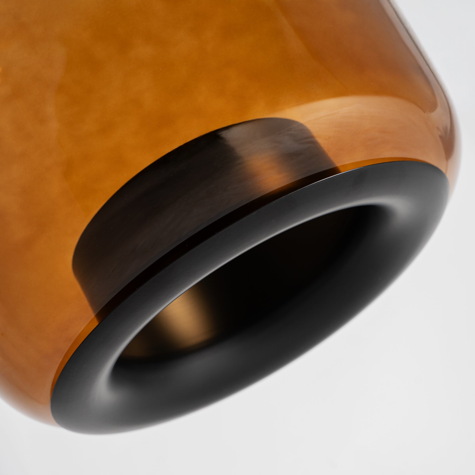 Cubik Amber Crystal Ceiling Lamp - Contemporary Translucent Design
