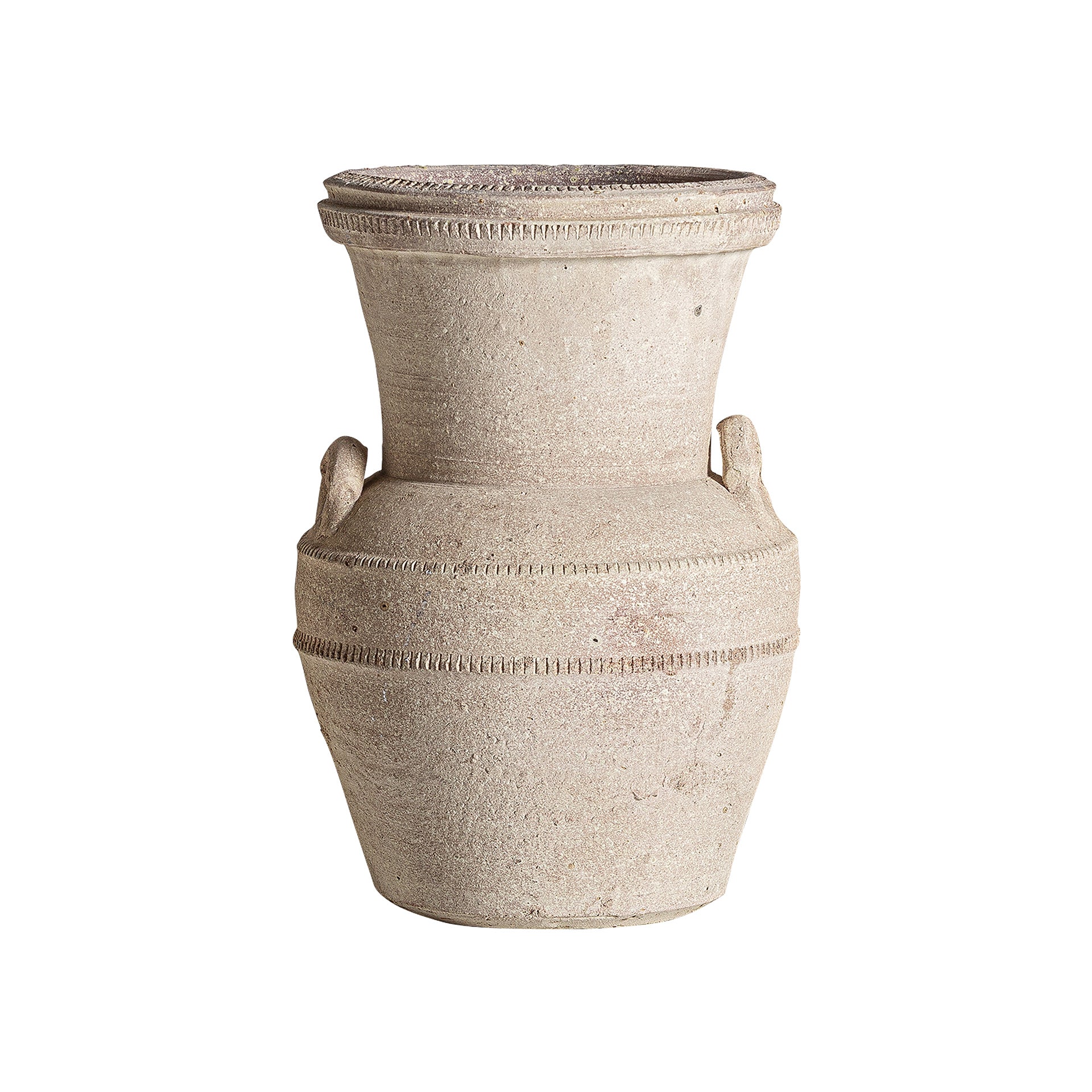 Kalea Amphora Vase - Colonial Style Clay Beige