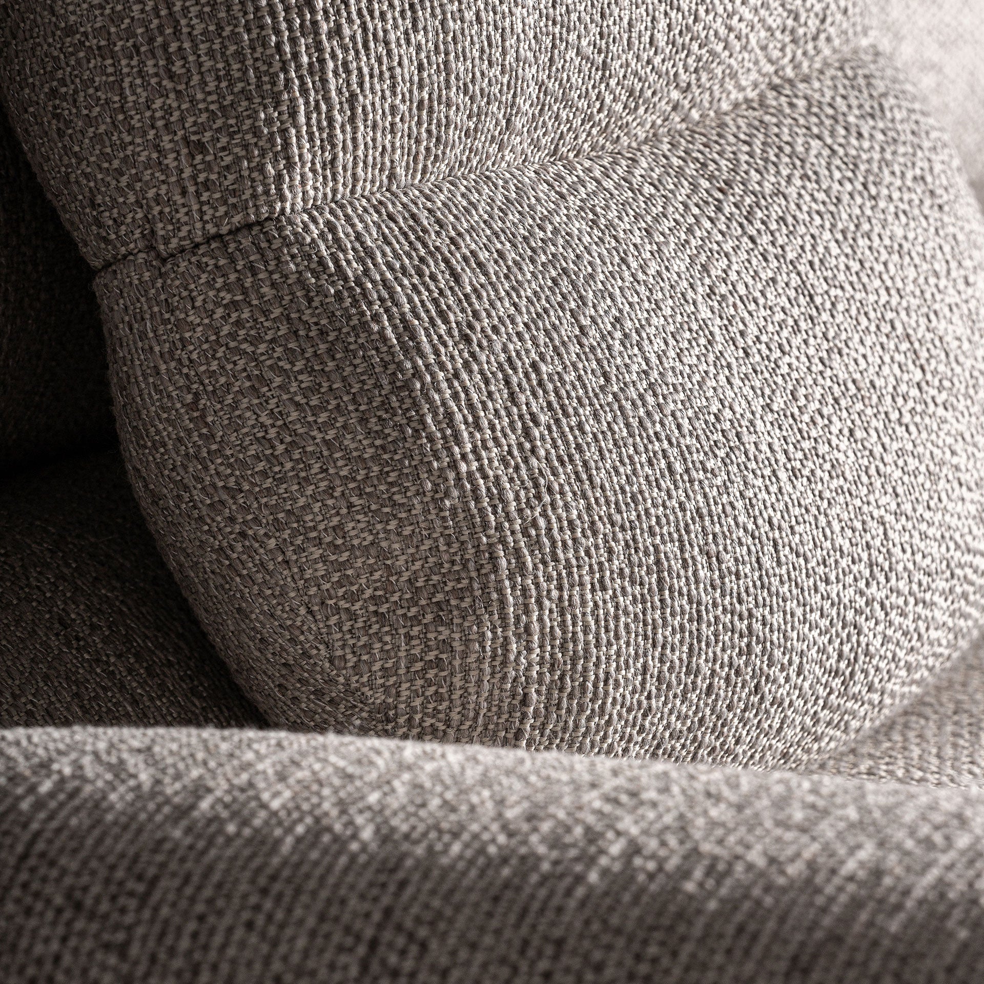 Jacquard Contemporary Sofa in Oak & Beige