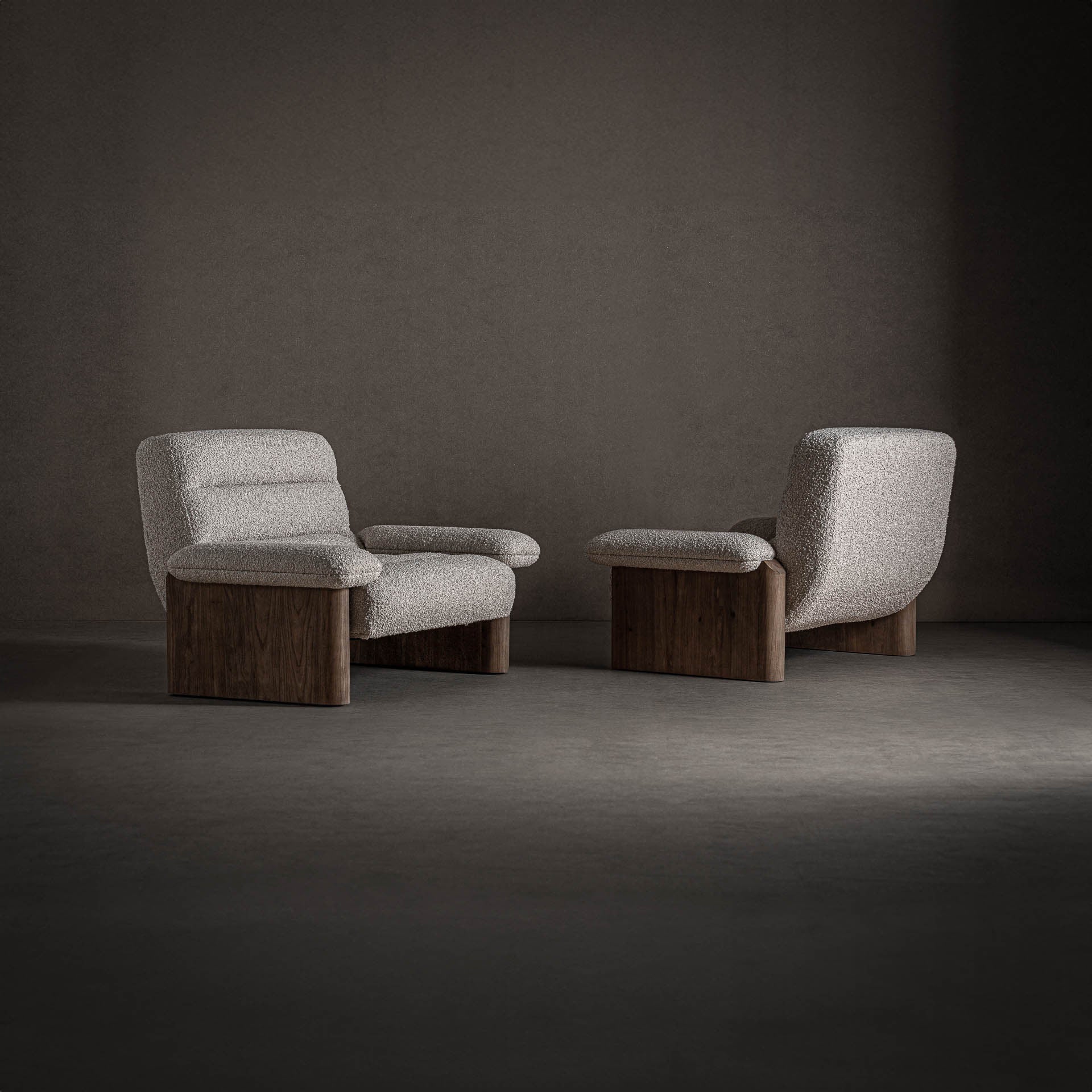 Jacquard Oak Armchair - Contemporary Nordic Design