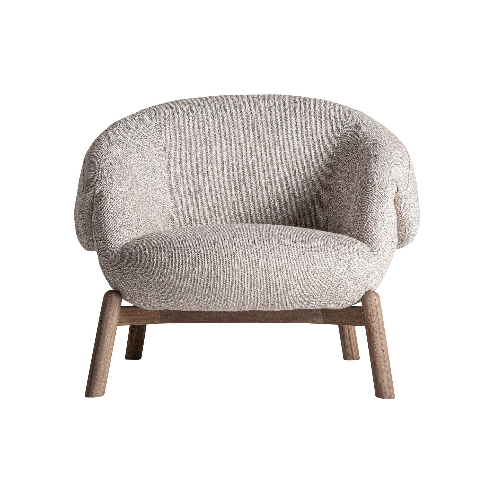 Fåtölj Jacquard Elm Wood Armchair