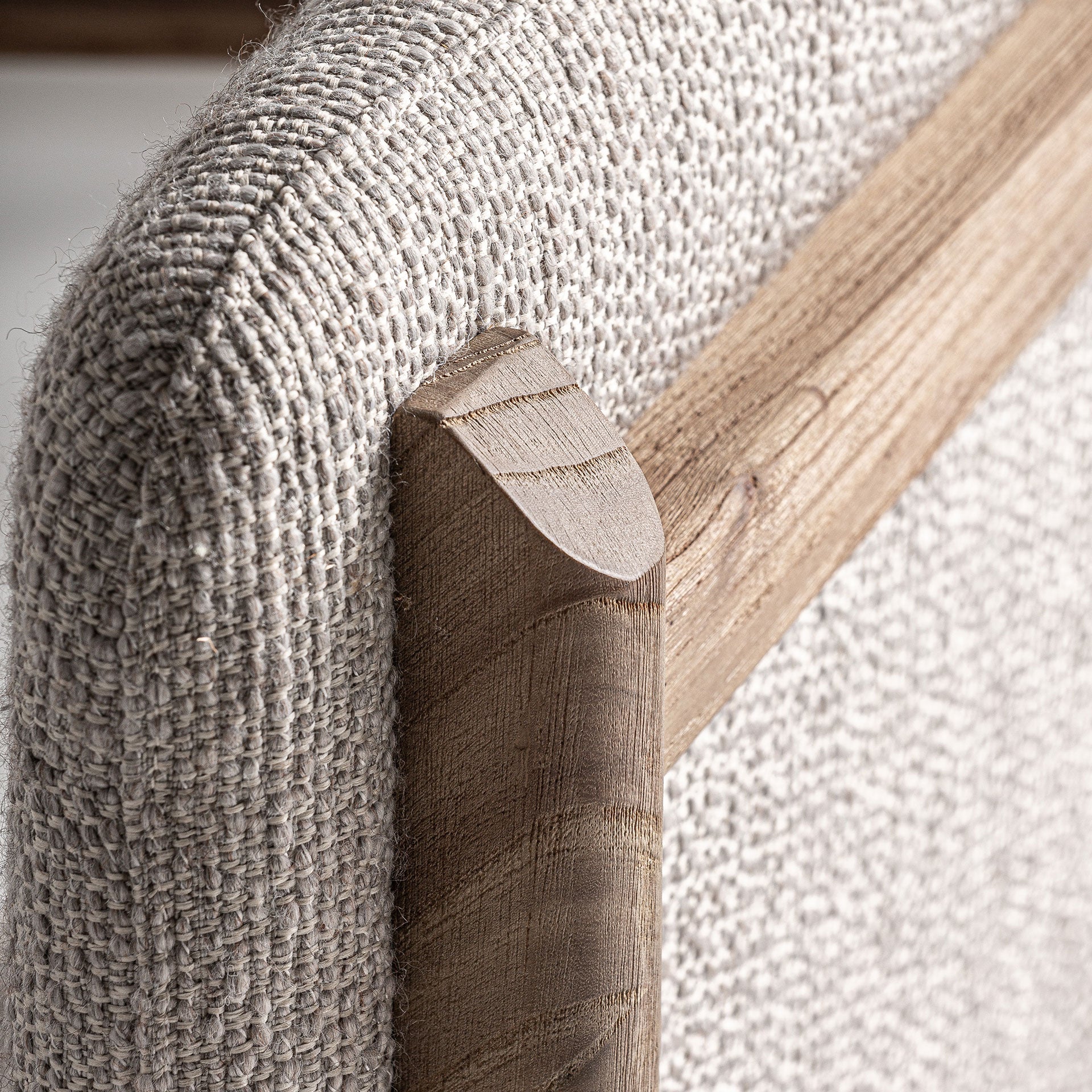 Jacquard Oak Chair - Contemporary Nordic Design