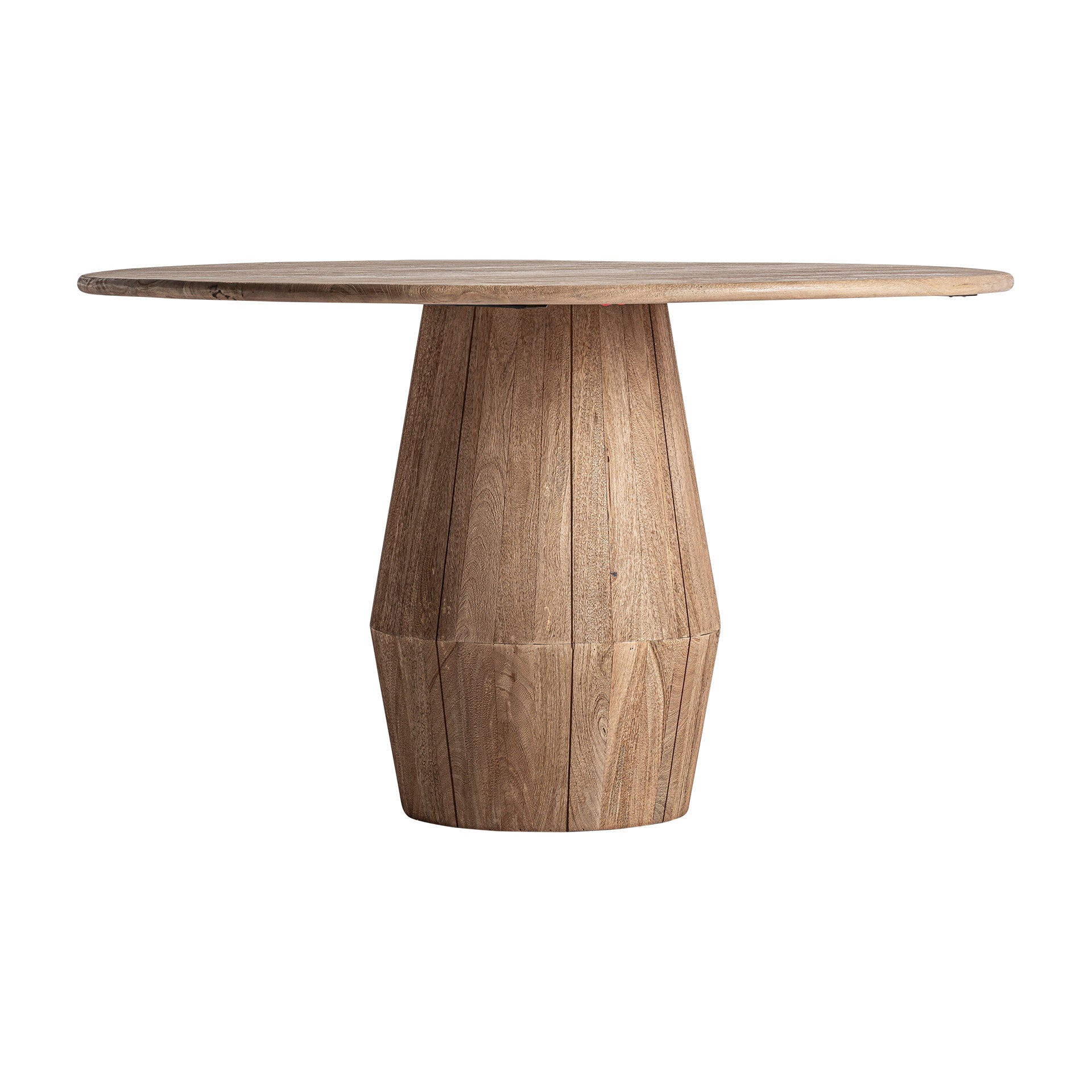 Jacquard Mango Wood Dining Table - Contemporary Light Brown