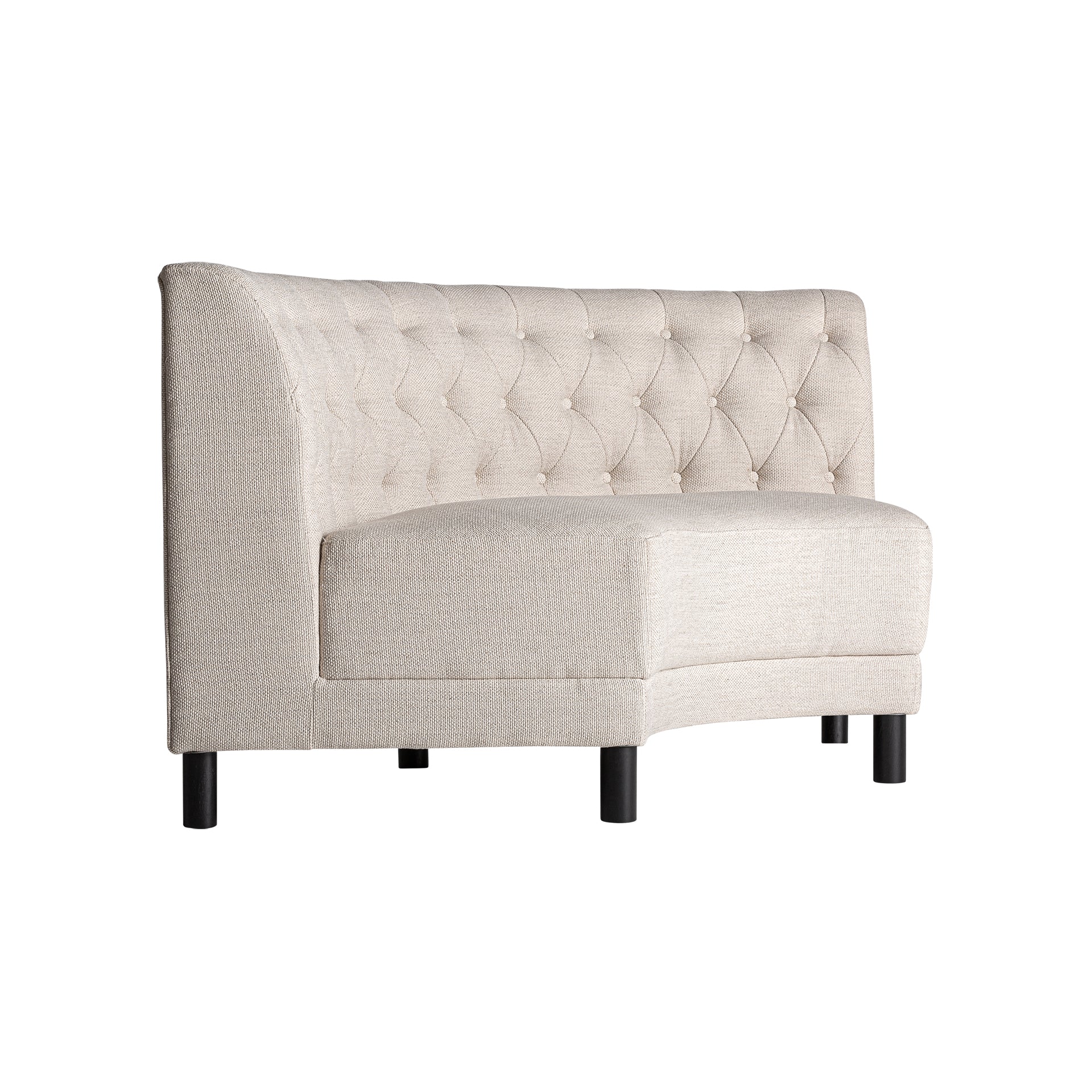 EGNA Modular Sofa – Art Deco Pine & Polyester