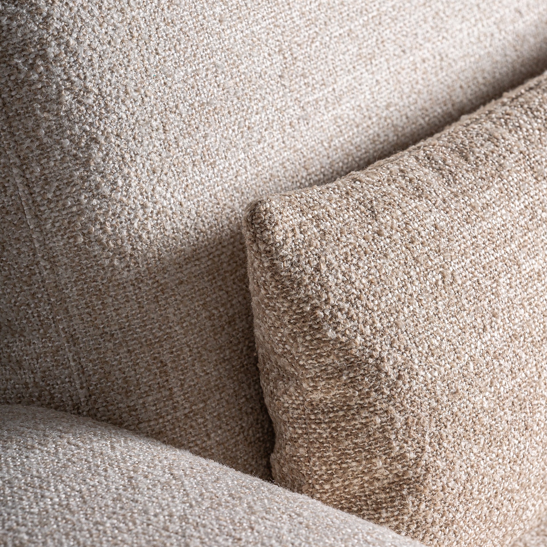 Wingles Corner Sofa Module - Contemporary Beige Larch Wood