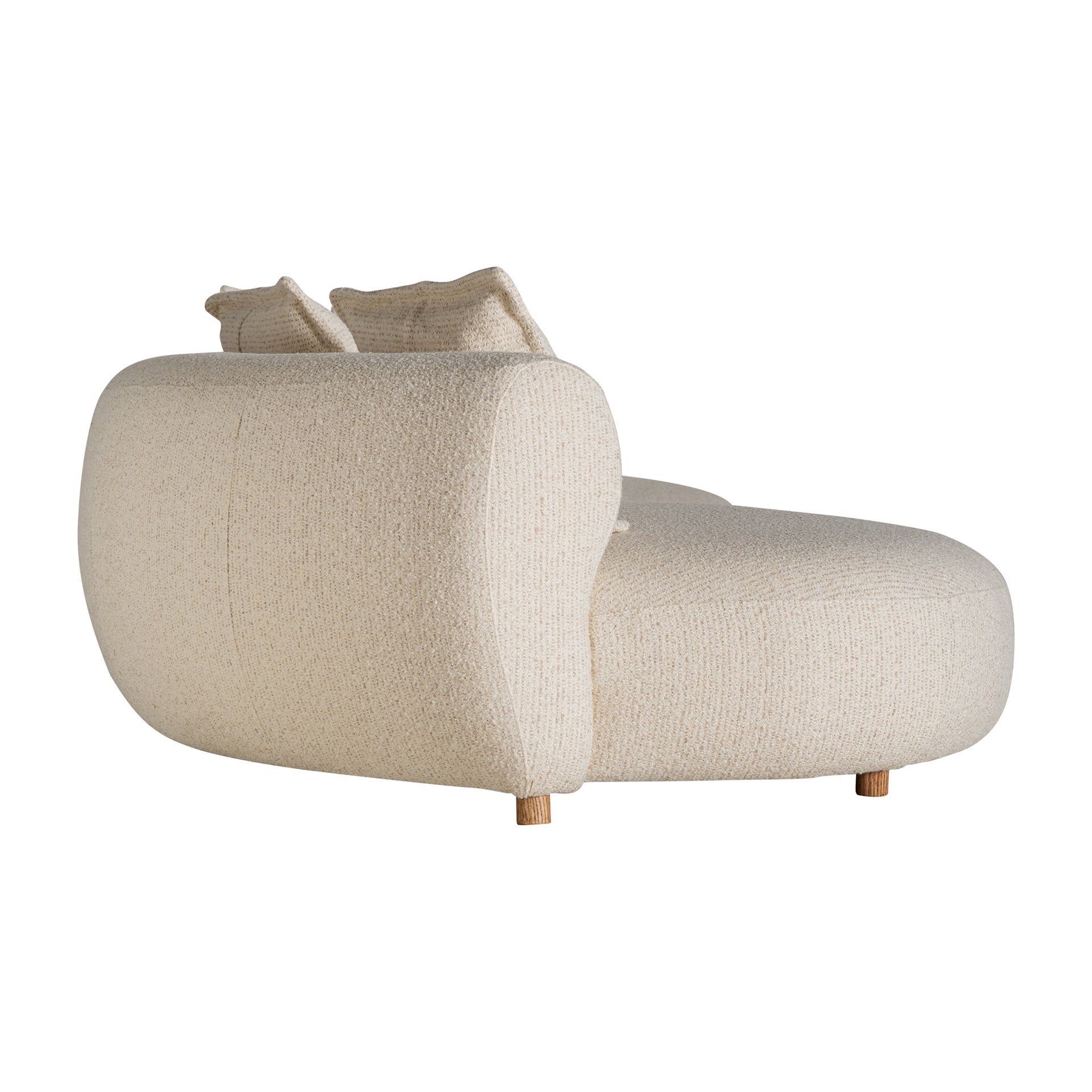 ZAKUPI Modular Sofa - Contemporary Beige Polyester Sectional