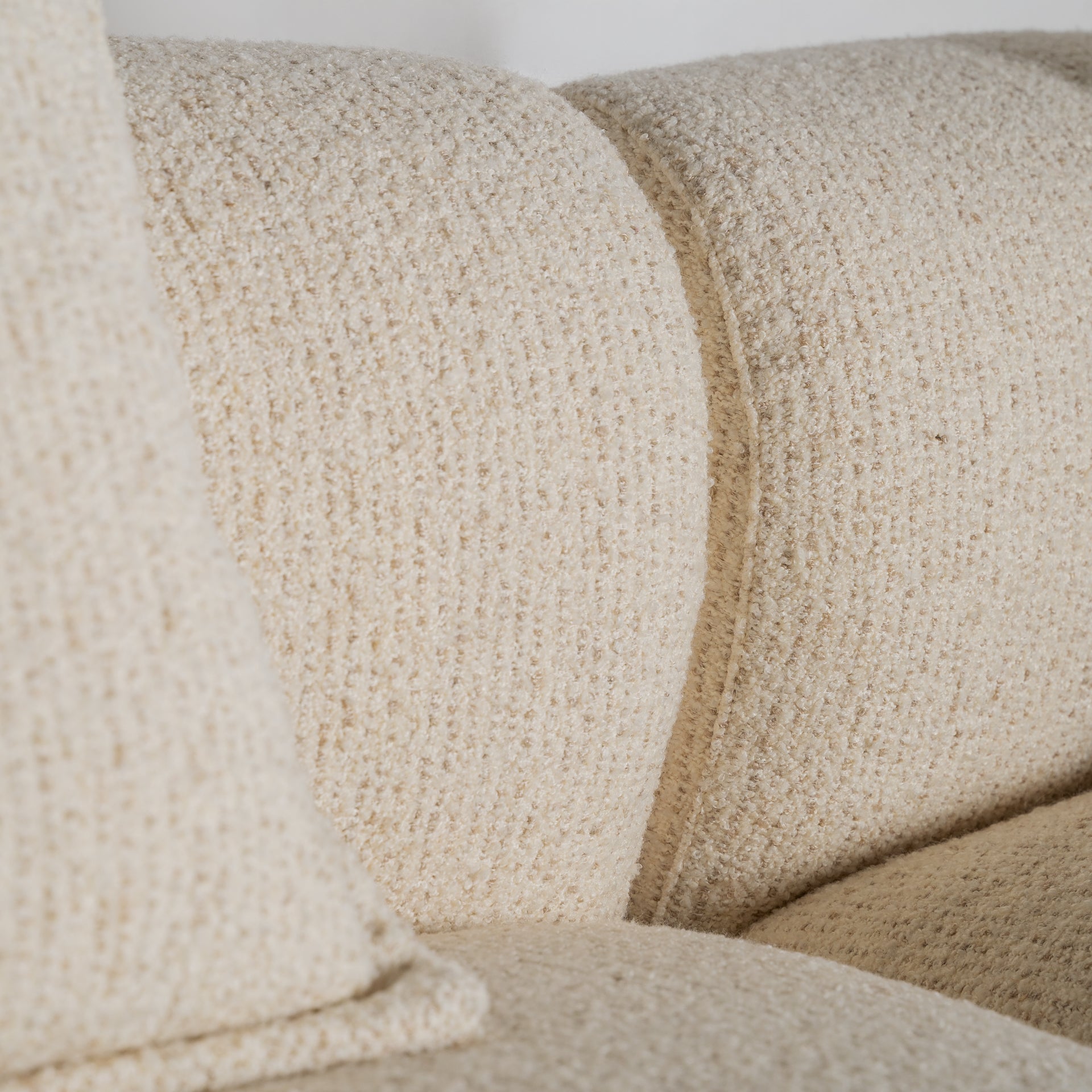ZAKUPI Modular Sofa - Contemporary Beige Polyester Sectional