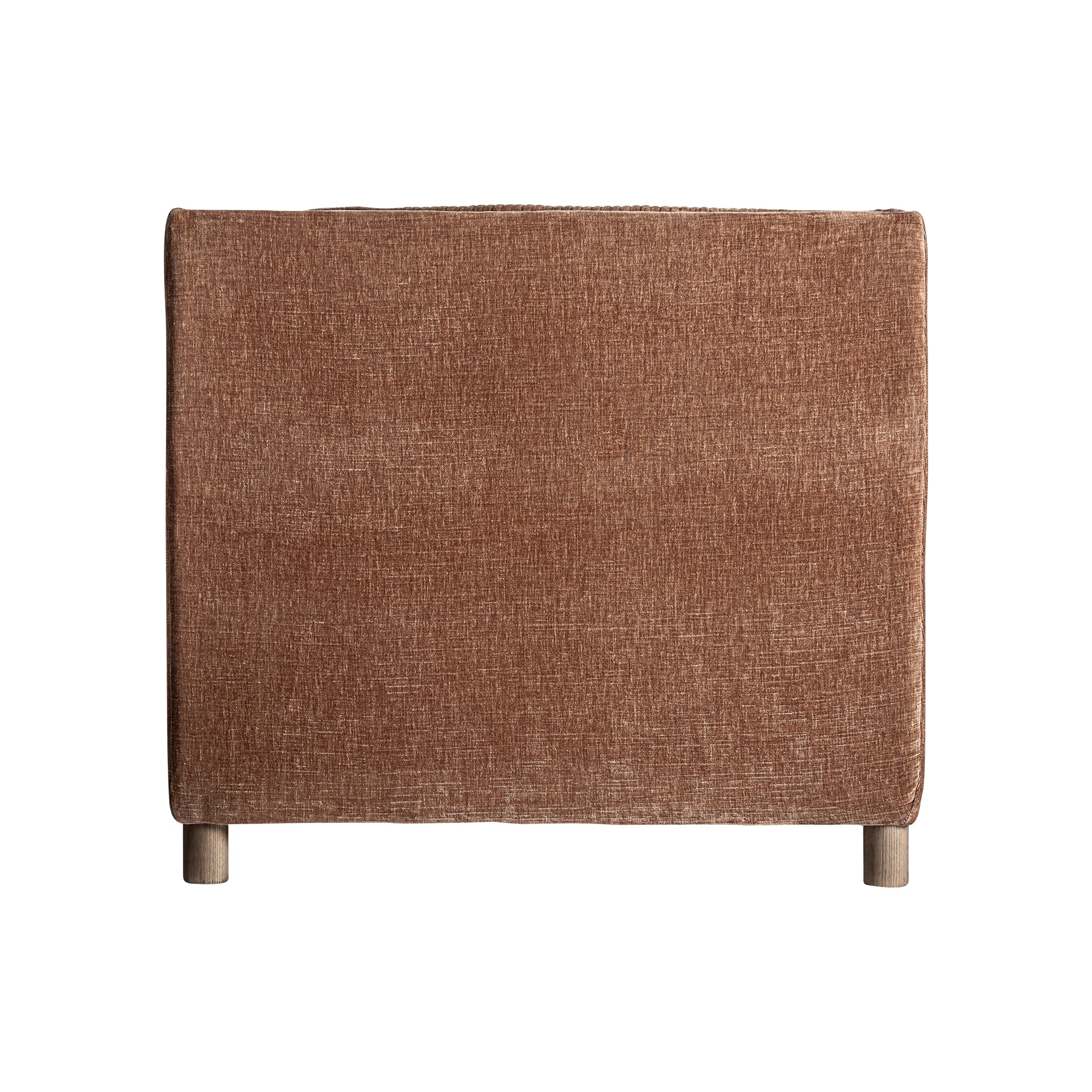 Trevic Corner Sofa Module - Contemporary Brown Modular Seating