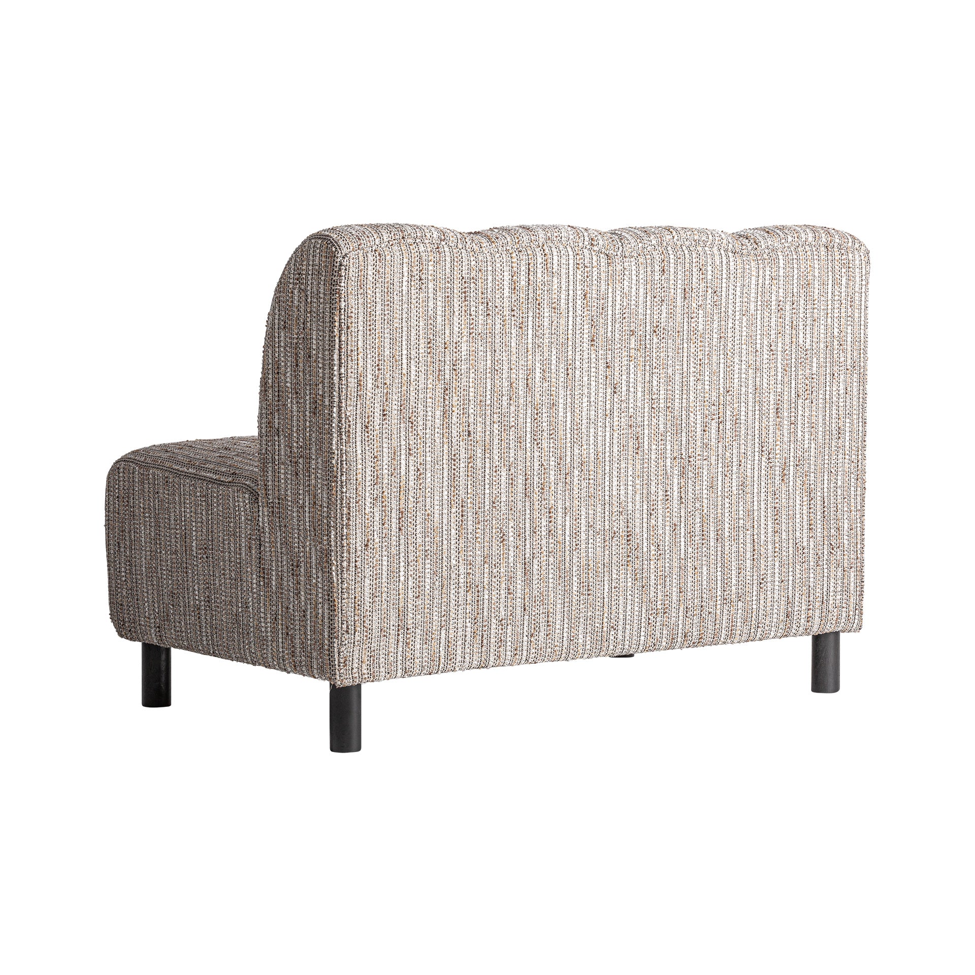 Berling Central Sofa Module – Contemporary Marbled Polyester Sectional