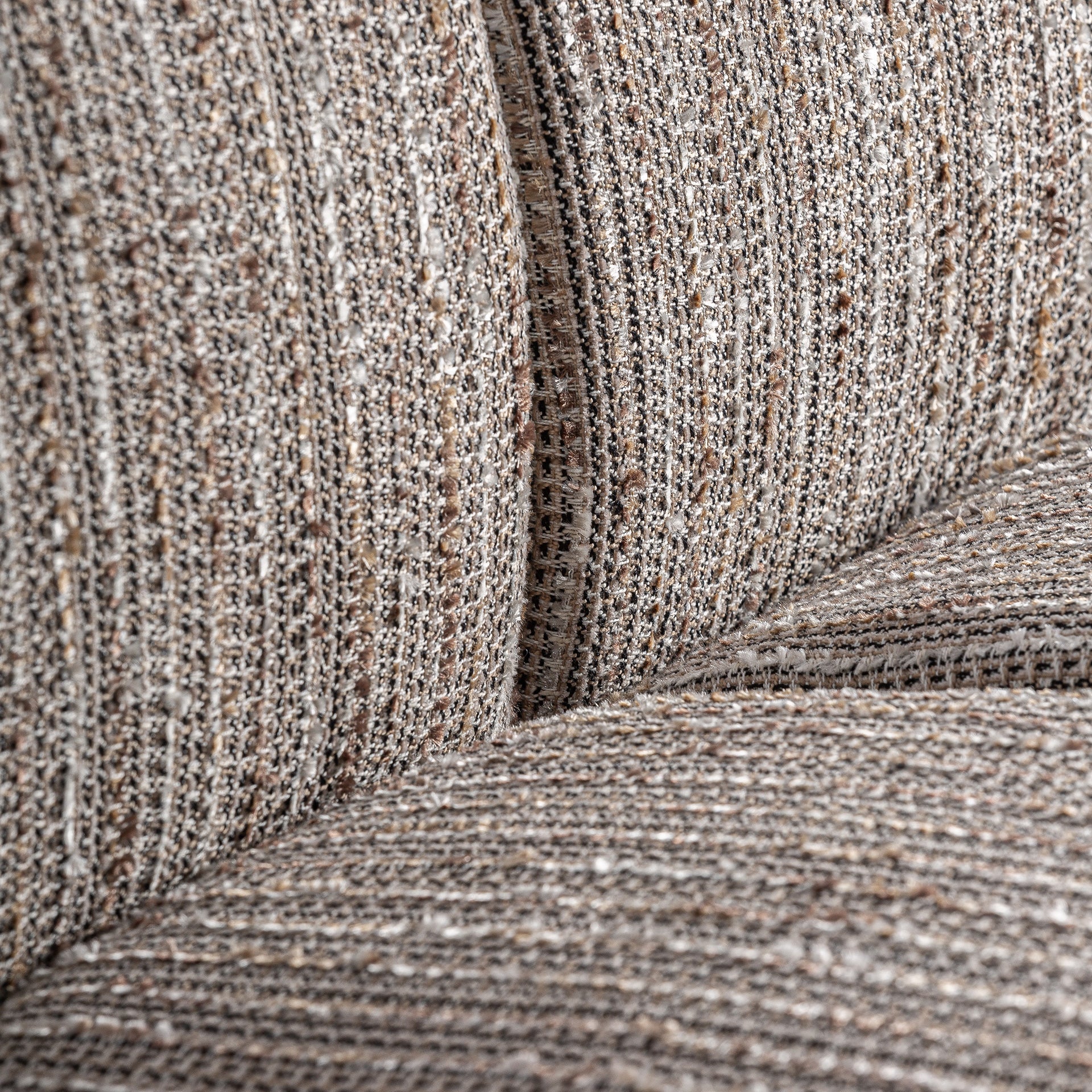 Berling Central Sofa Module – Contemporary Marbled Polyester Sectional