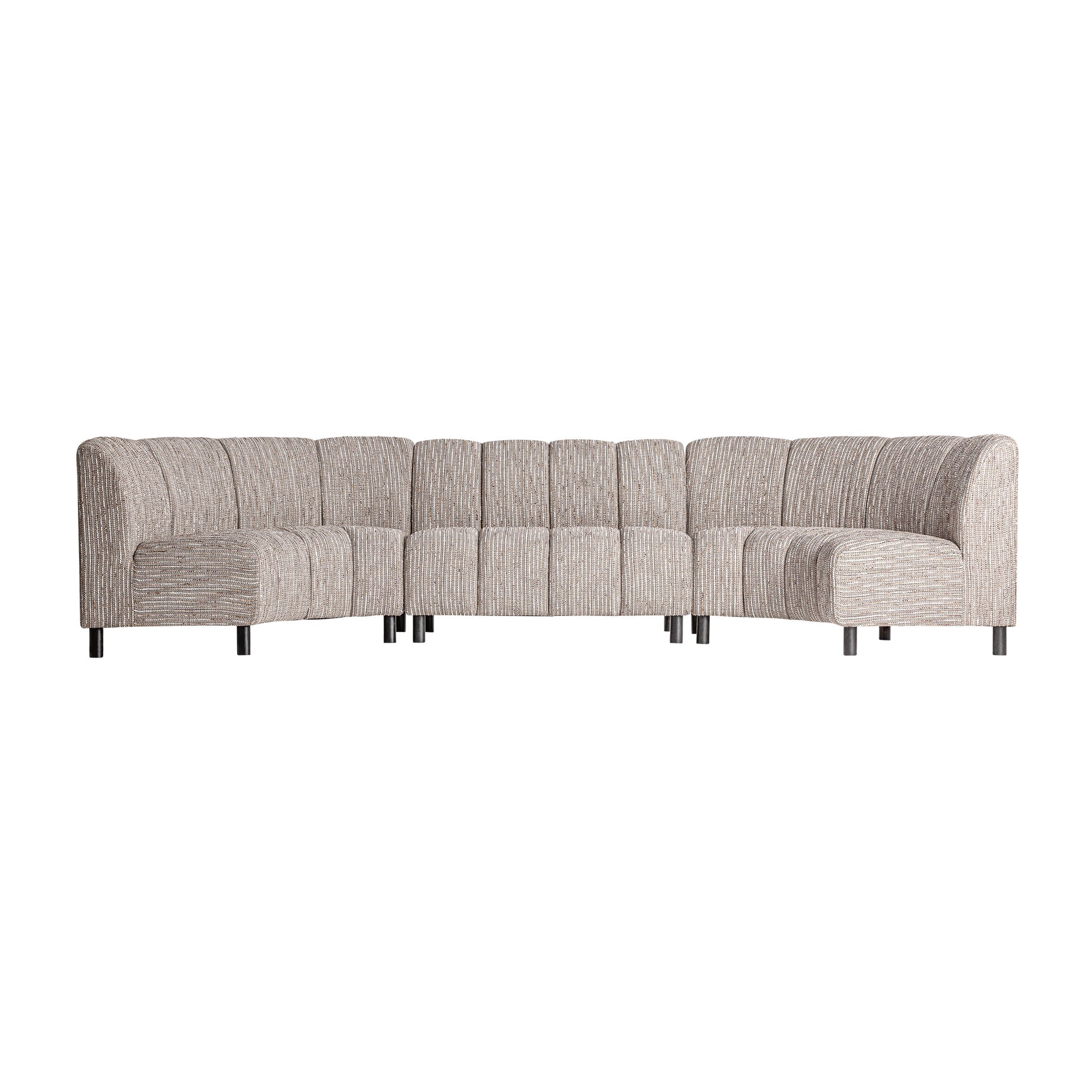 Brouville Central Sofa Module - Contemporary Beige Modular Seating