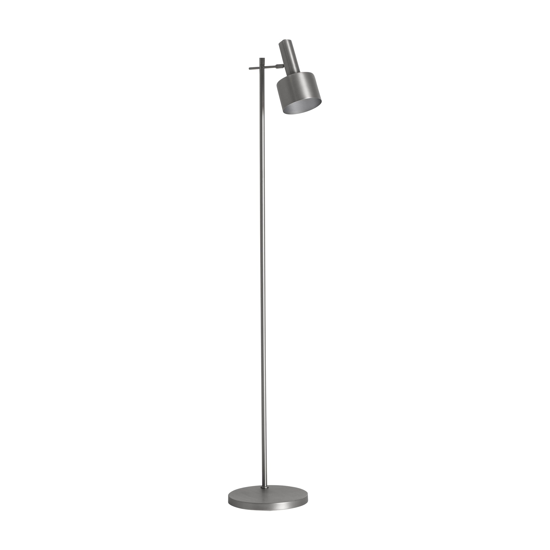 Jehna Contemporary Silver Steel Floor Lamp