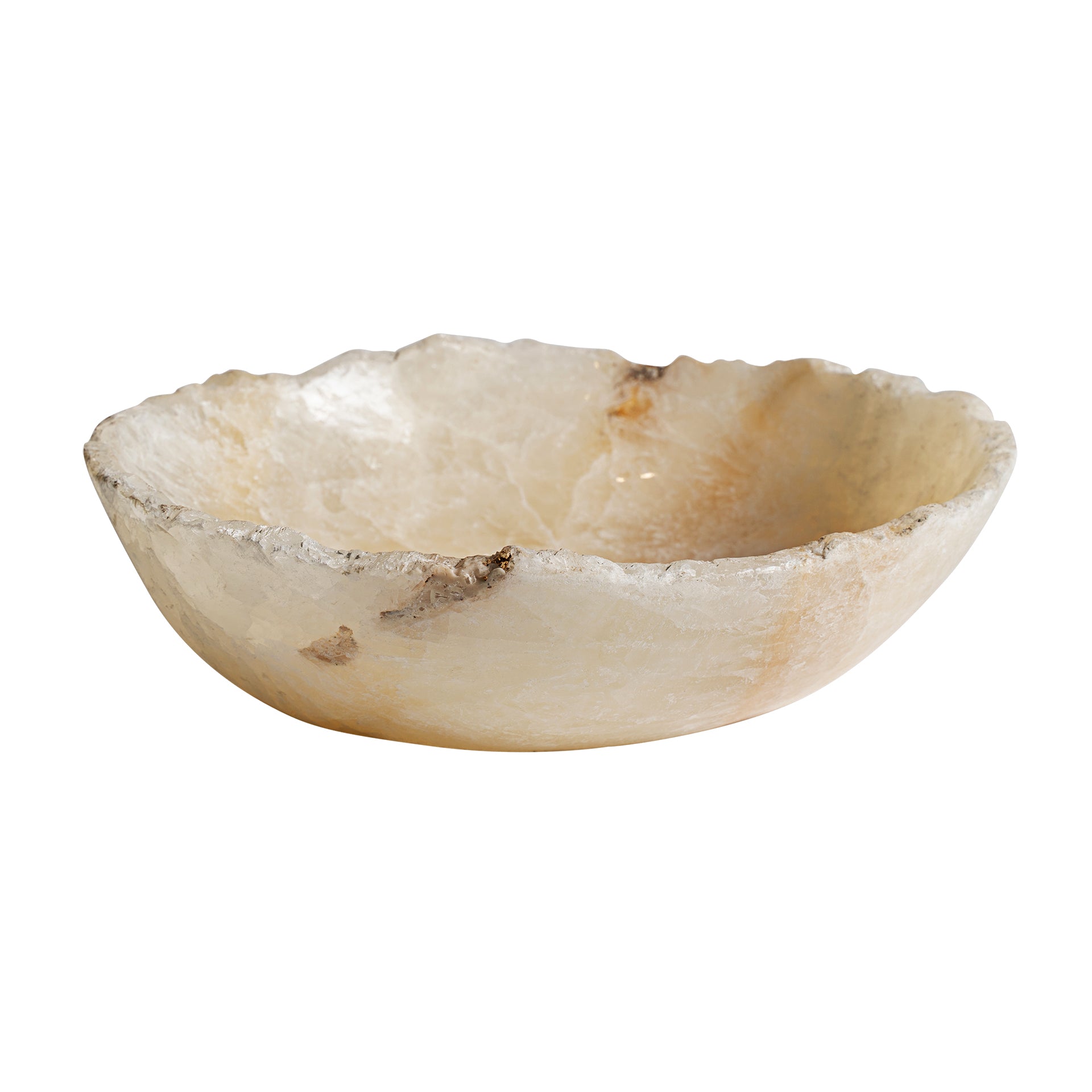 Cream Onyx Centerpiece - Nordic Style Decorative Bowl