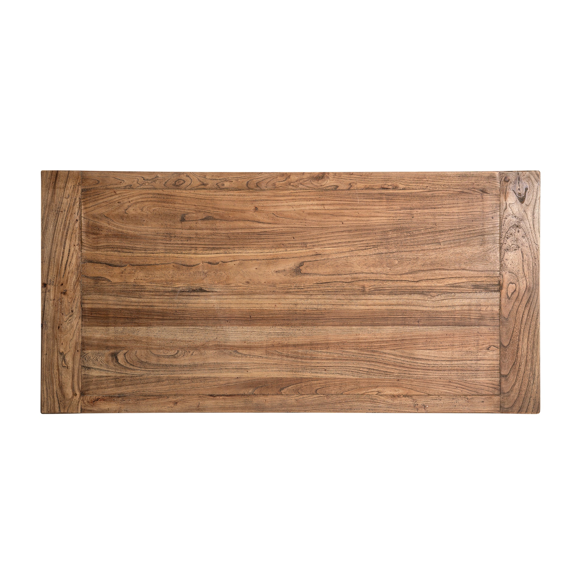 Norvik Contemporary Elm Wood Desk - Brown