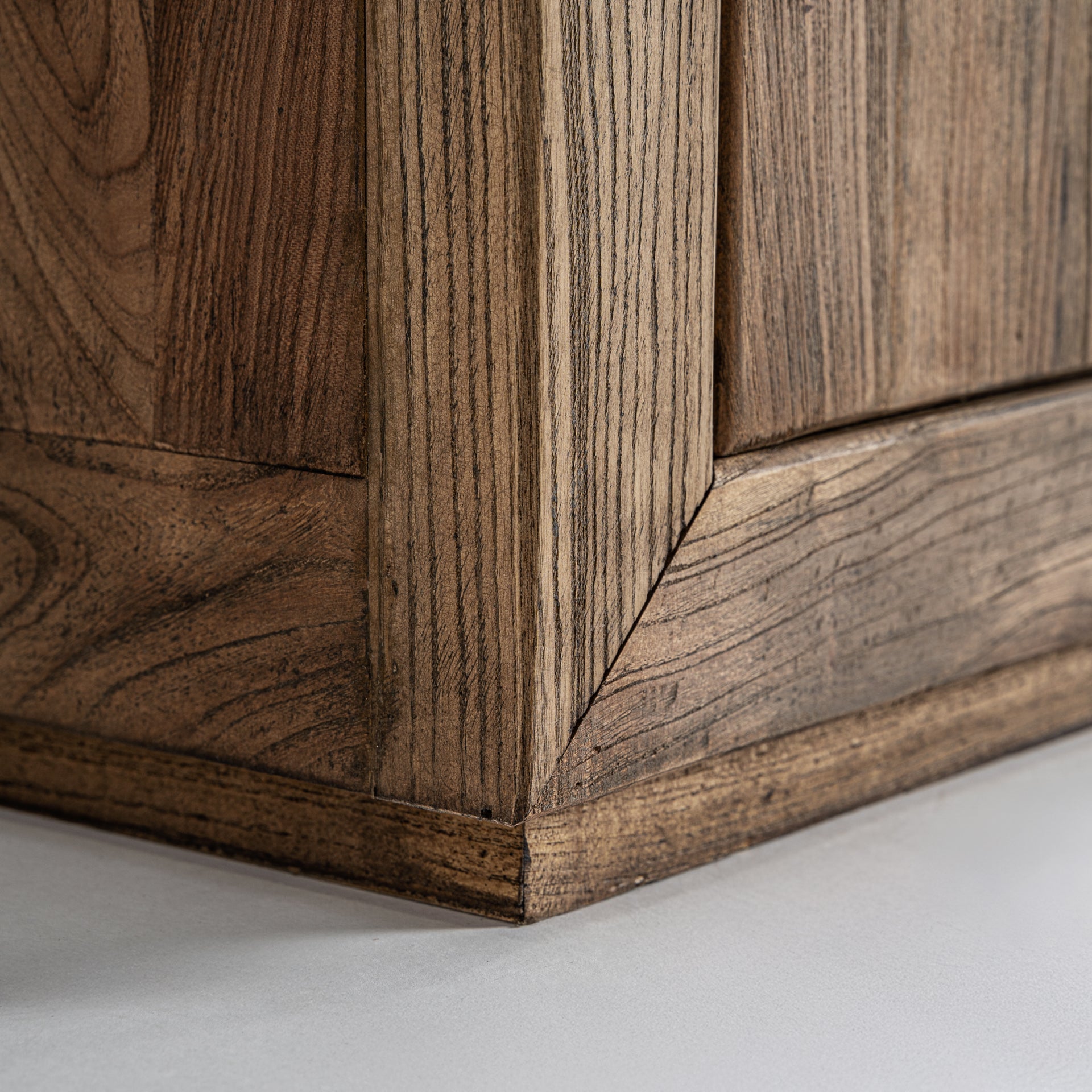 Norvik Contemporary Elm Wood Wardrobe - Brown